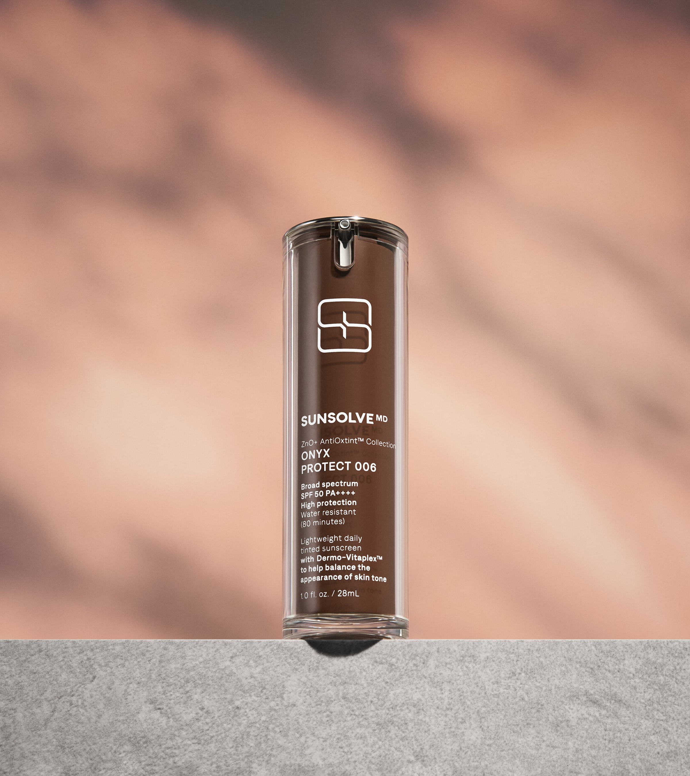 SunsolveMD Tinted Sun Cream SPF 50 (28ml) ONYX PROTECT Image 3