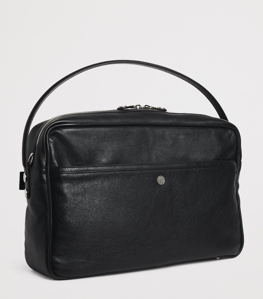 Leather Camero Shoulder Bag 900 BLACK Image 3