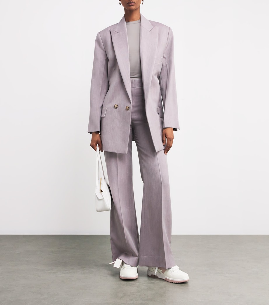 Leather Out of Office Sneakers PINK COMB Image 2