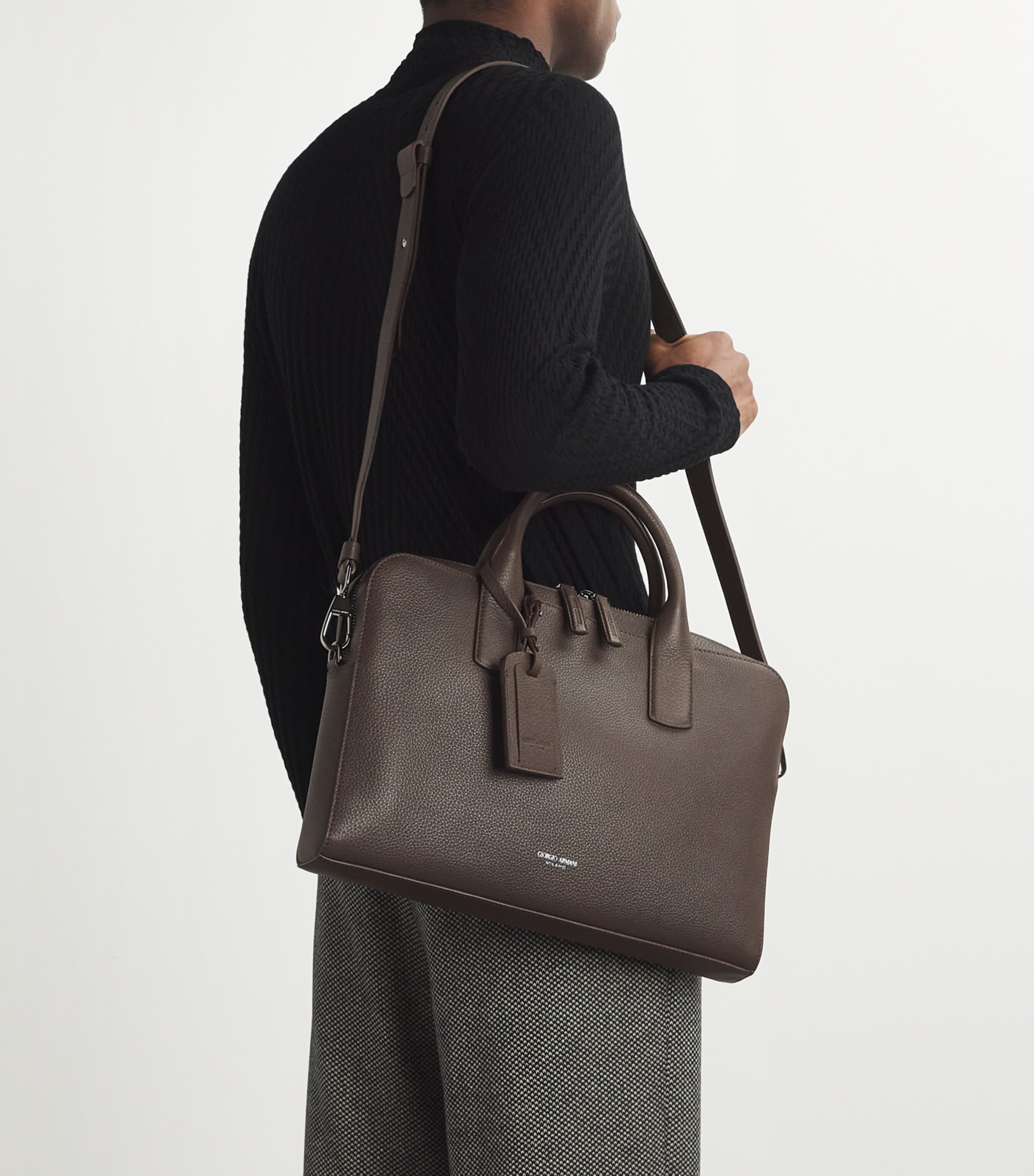 Leather Briefcase 80005 Image 2