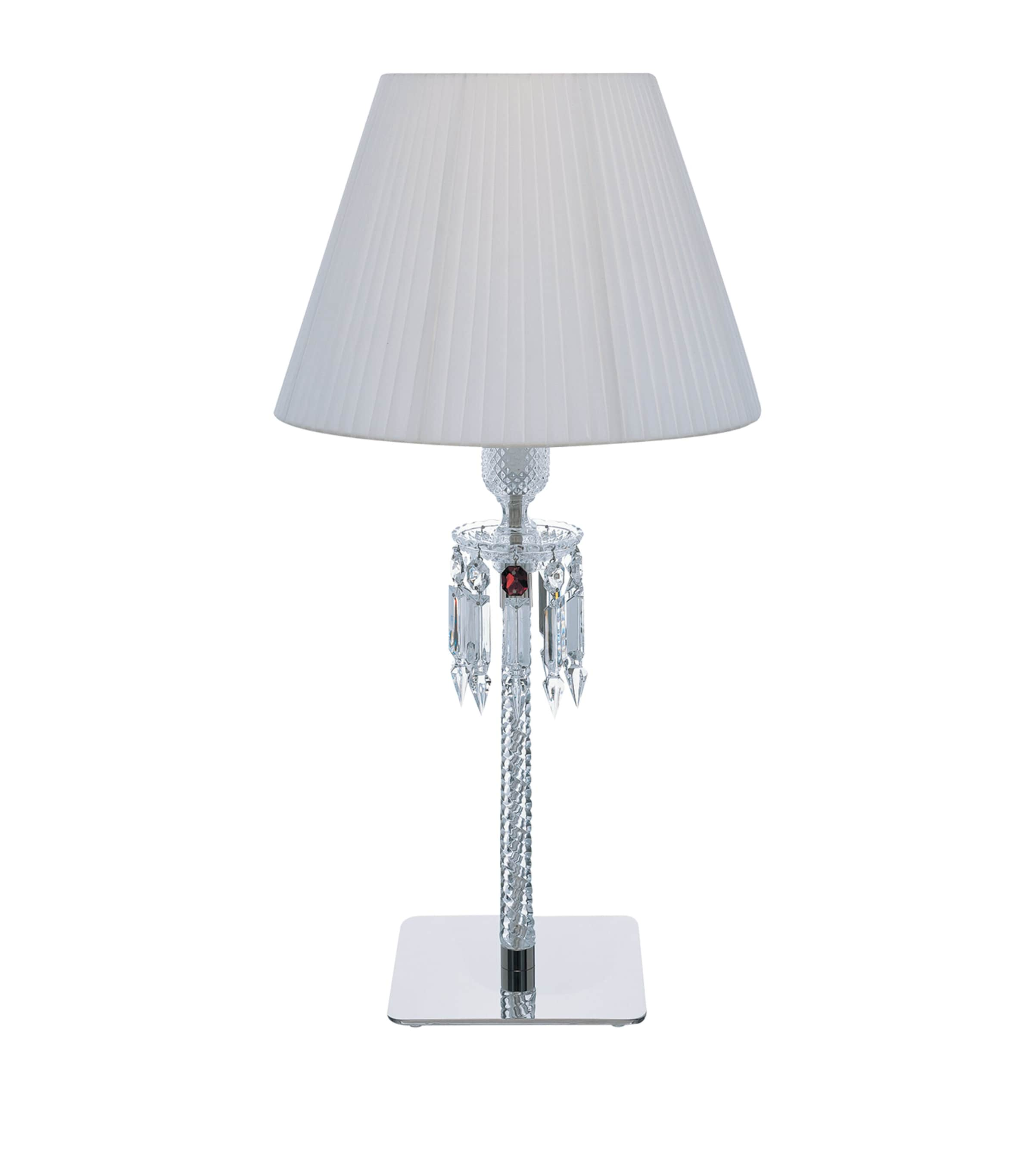 Baccarat Torch Table Lamp In White