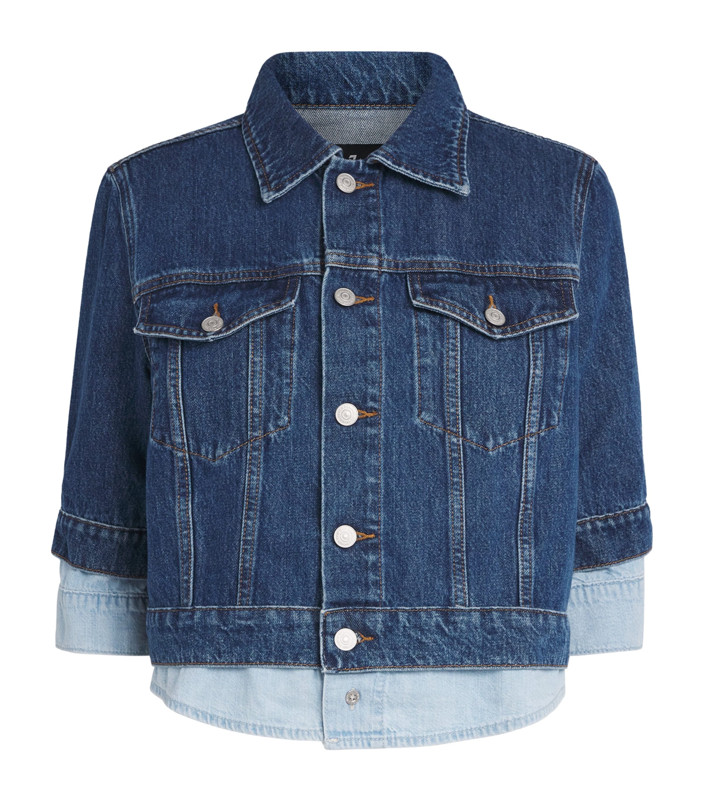 Double Trucker Denim Jacket U73DM SHADOW Image 1