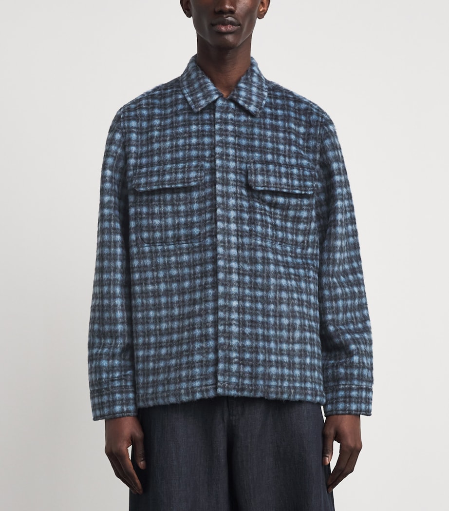 Brushed Plaid Caleb Shacket MIDNIGHT PLAID Image 4