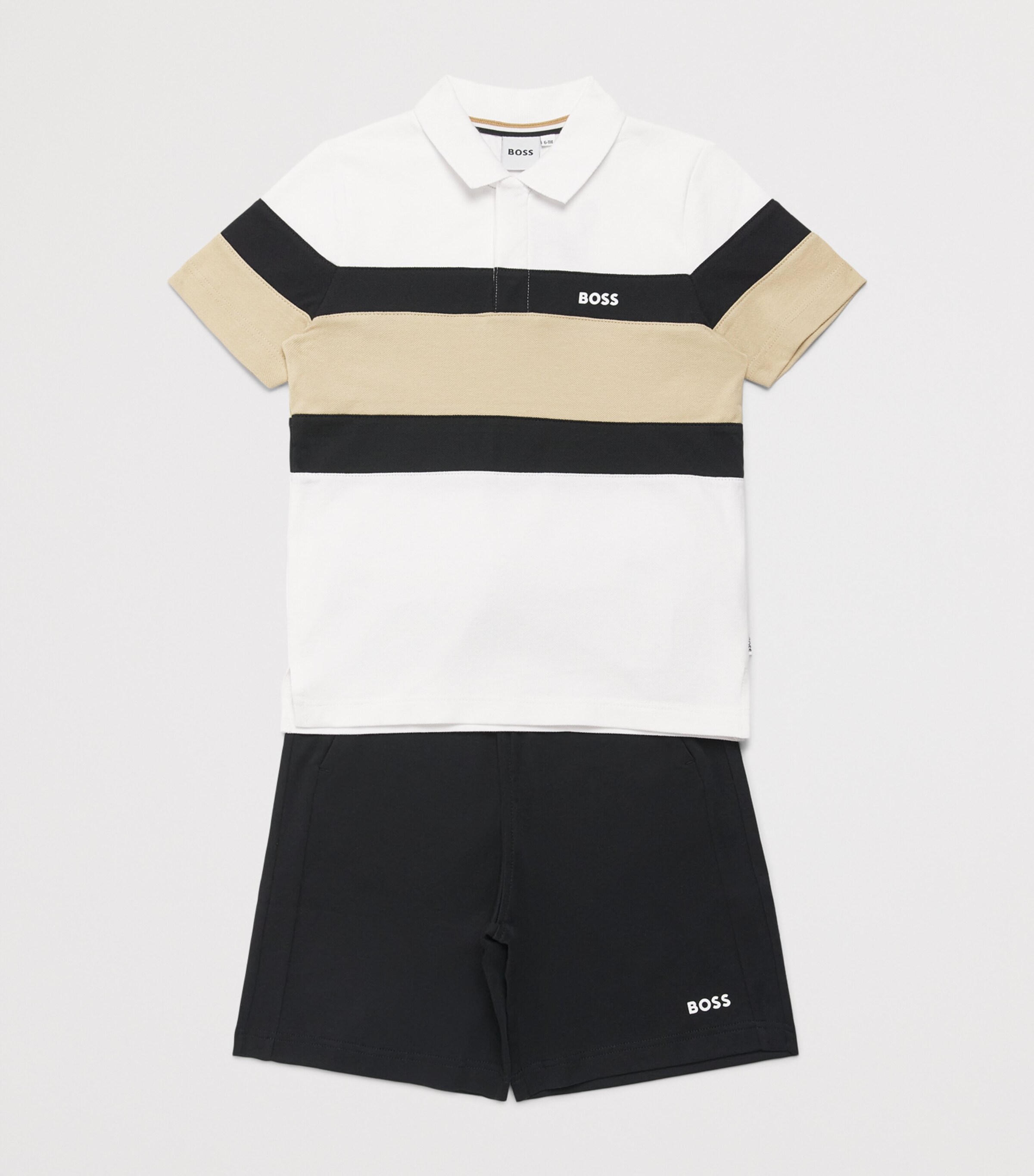 BOSS Kidswear Stretch-Cotton Polo Shirt and Shorts Set (4-16 Years) Image 3