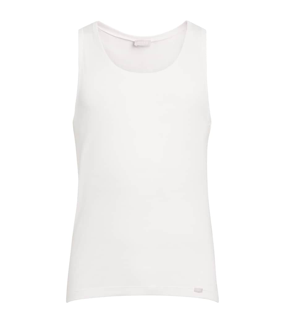 Cotton Essentials Tank Top 0101-WHITE Image 1