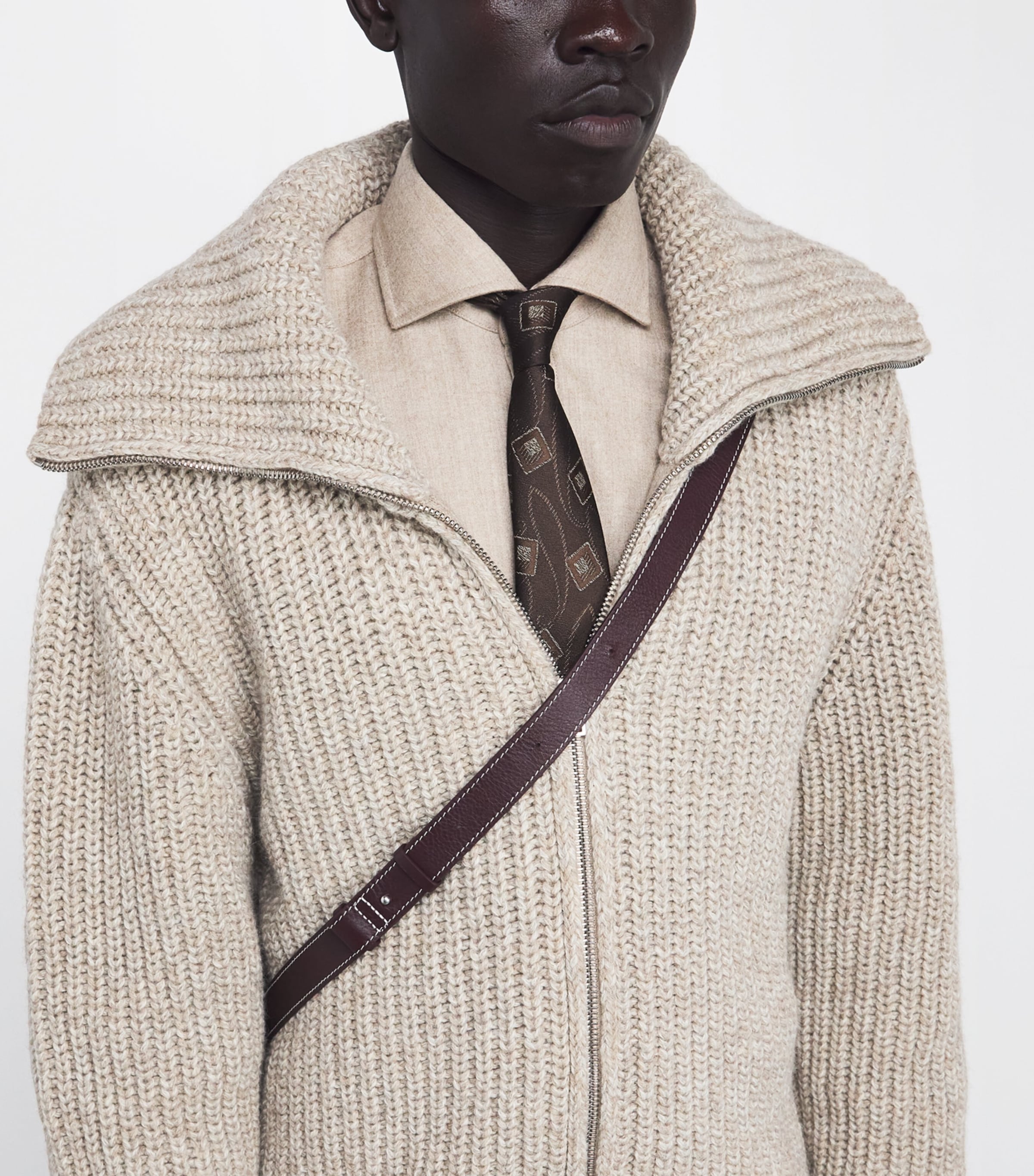 Silk Geometric Jacquard Tie F6045 Image 2