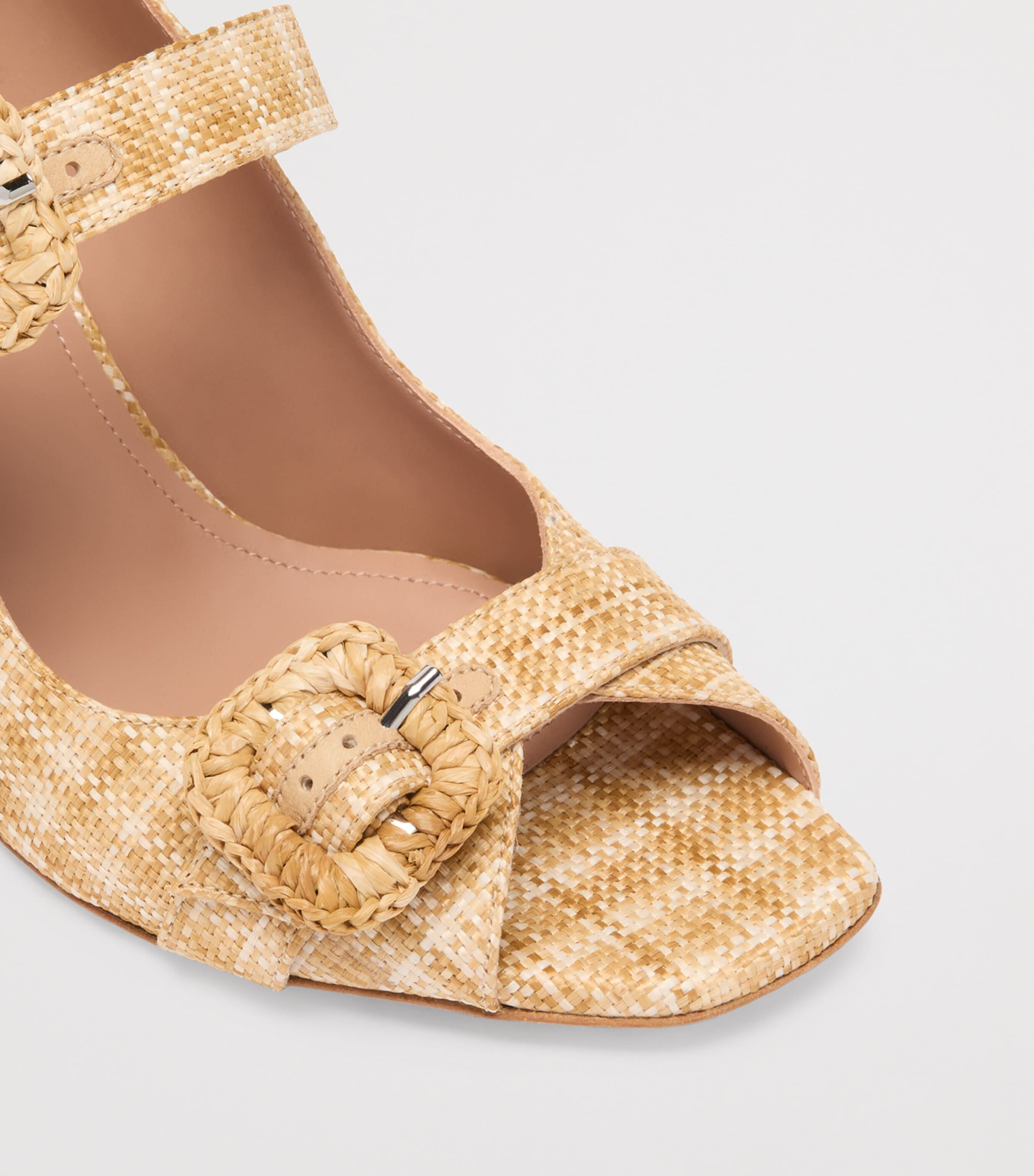 Raffia Isobel Heeled Sandals 70 LEGNO Image 7