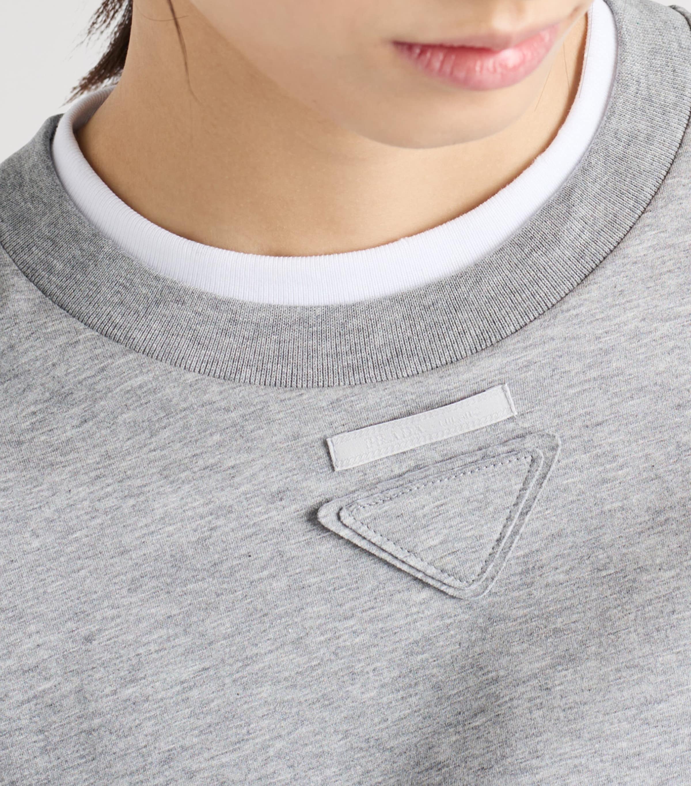 Cotton Jersey Layered-Effect T-Shirt F0684 Image 3