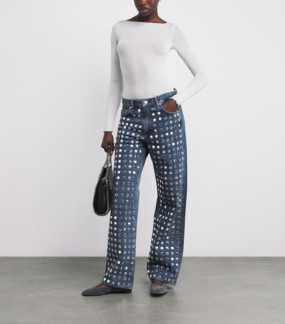 Modal-Blend Boat-Neck T-Shirt MIST Image 2