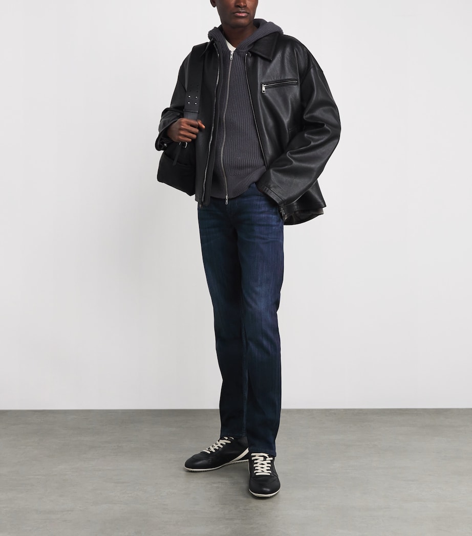 Slimmy Tapered Luxe Performance Plus Jeans DEEP BLUE Image 2