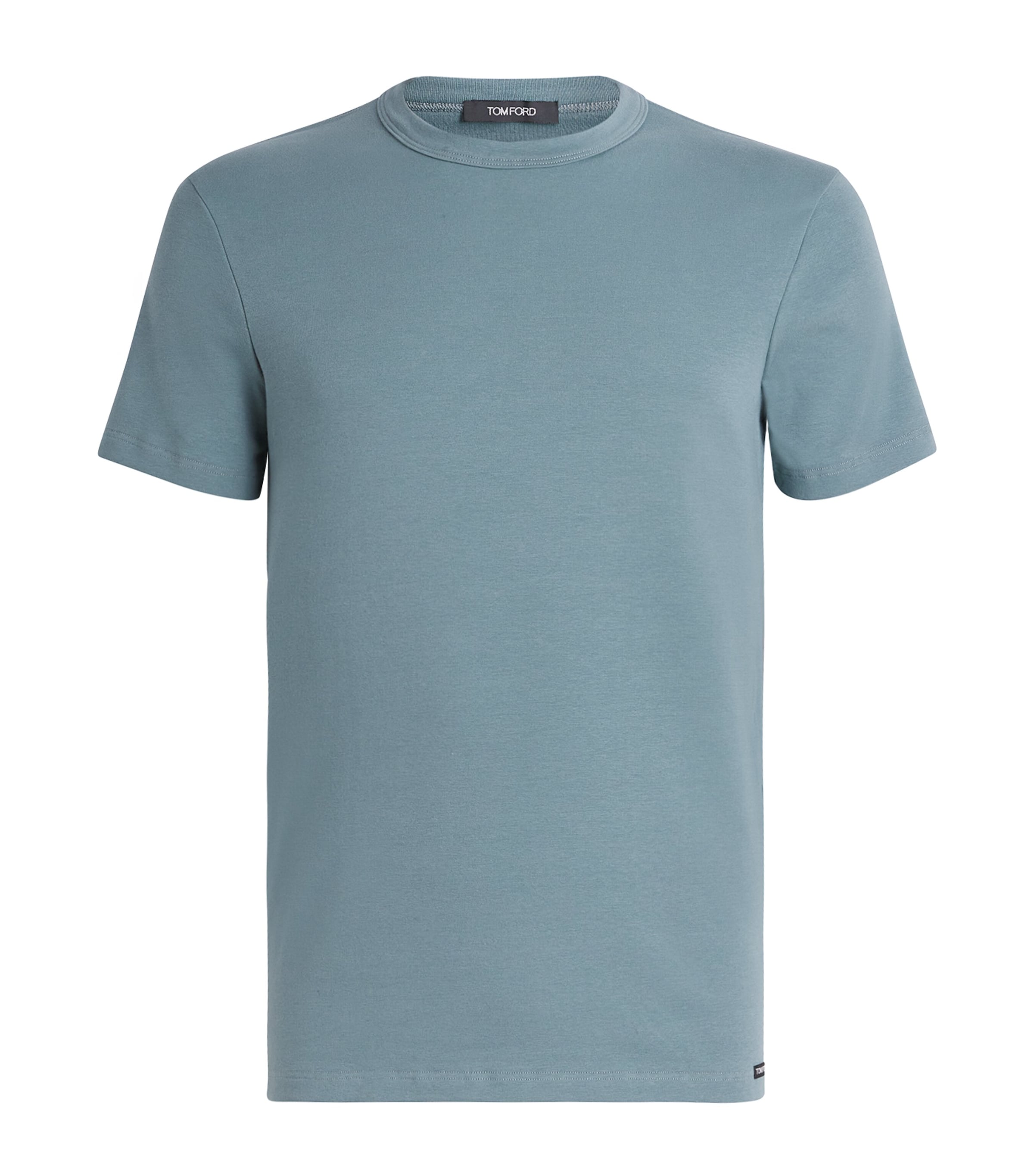 Stretch-Cotton T-Shirt 424 TEAL Image 1