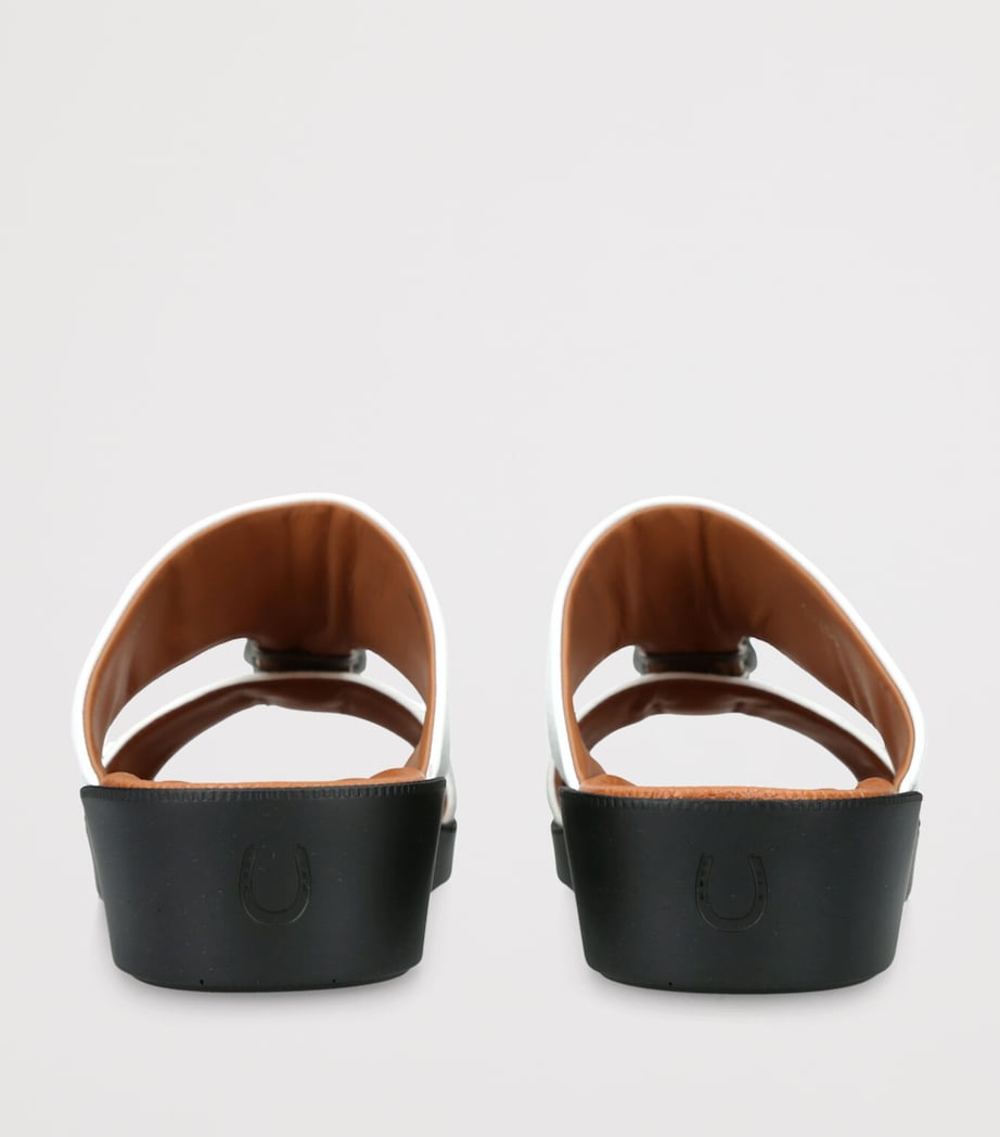 Brotini Leather Adria Sandals White Image 2
