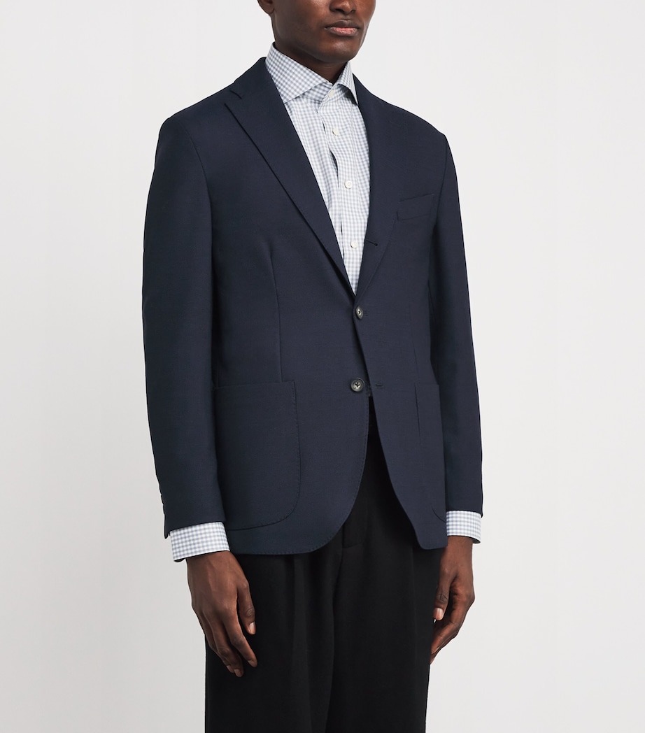 Wool-Blend Tech Blazer 28NAVY BLUE Image 3
