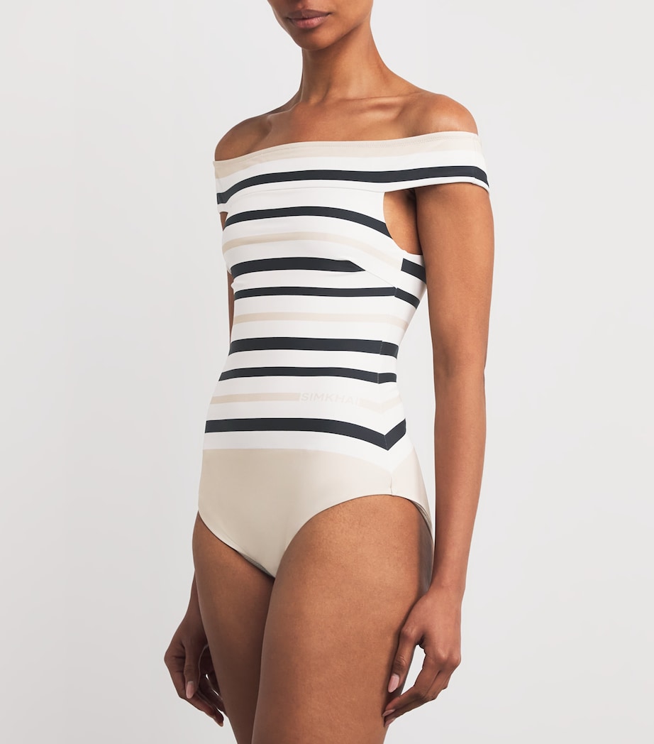 Stripe Walker Swimsuit SAND STRIPE Image 2