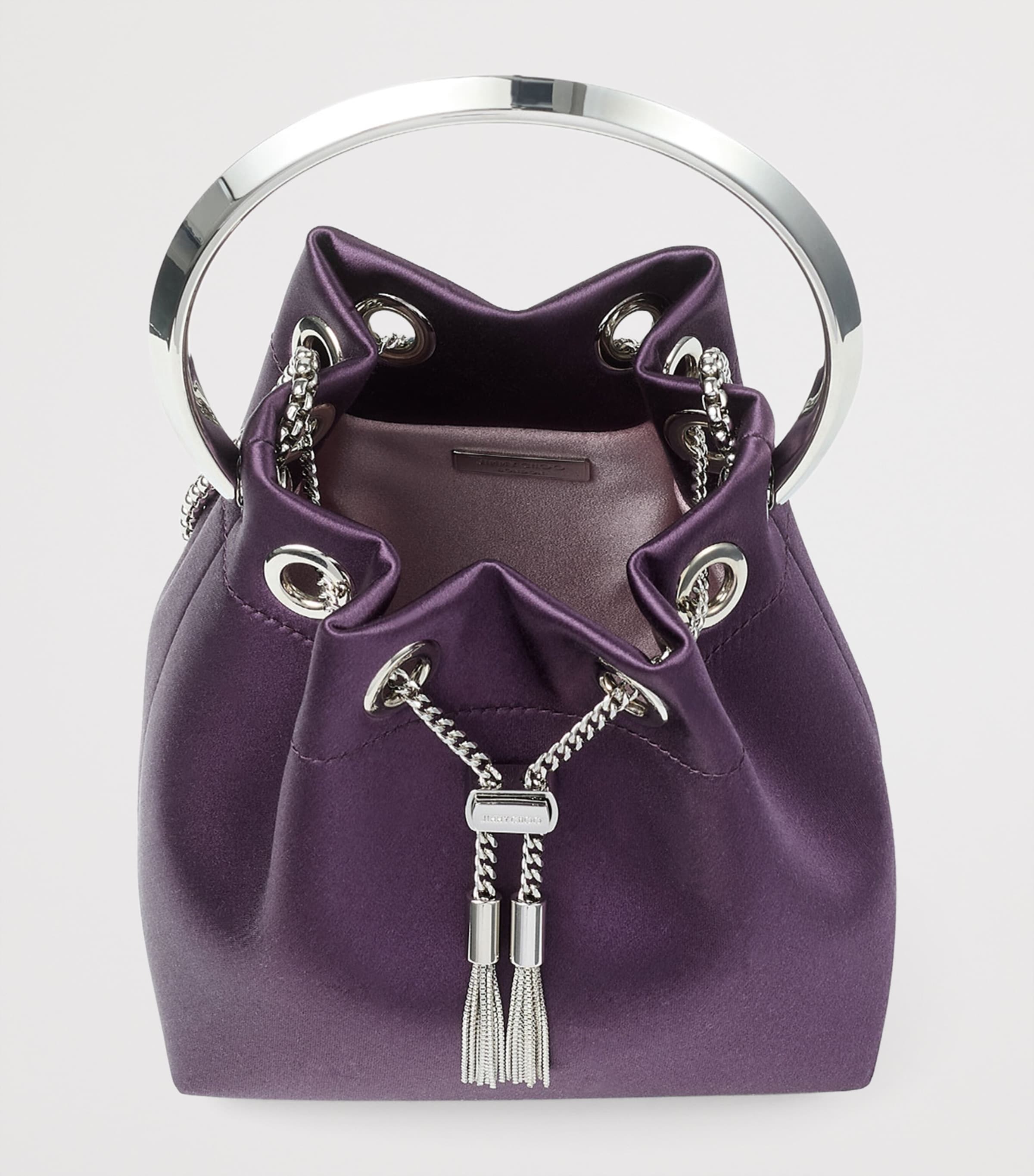 Bon Bon Satin Top-Handle Bag WINTER BLOOM/SILVER Image 5