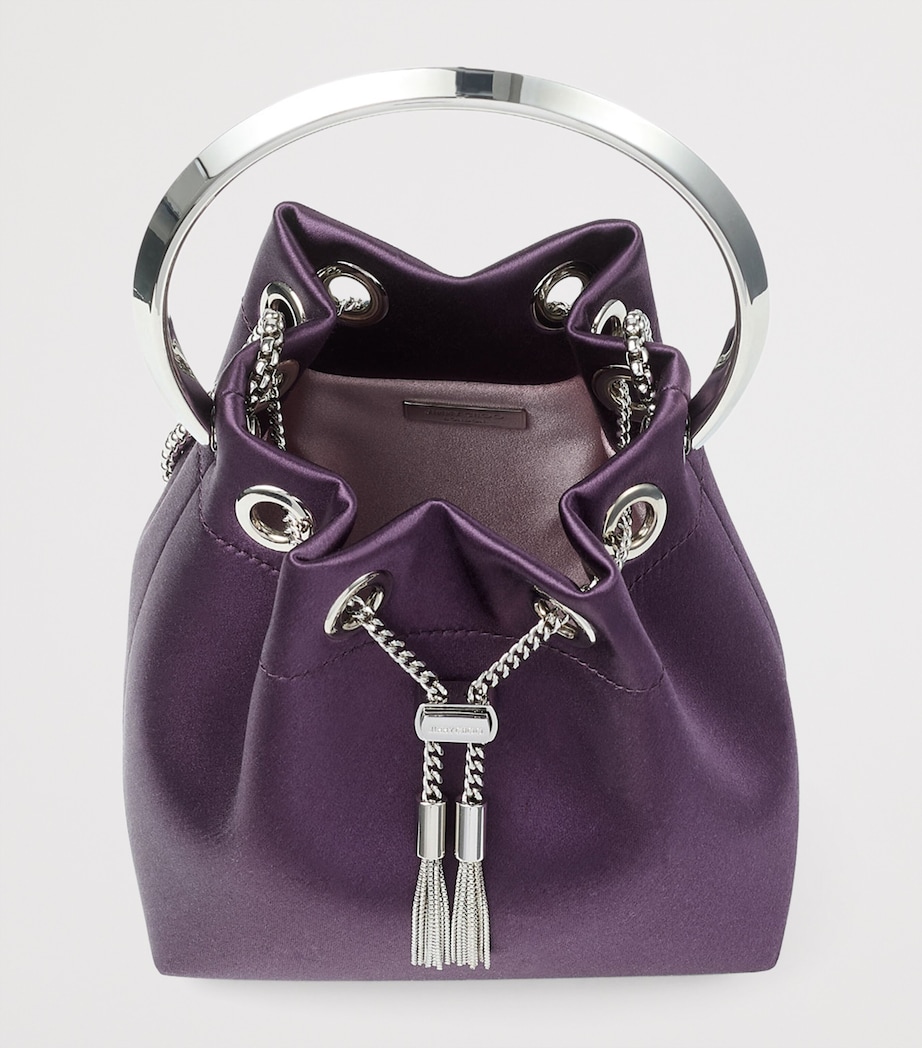 Bon Bon Satin Top-Handle Bag WINTER BLOOM/SILVER Image 5