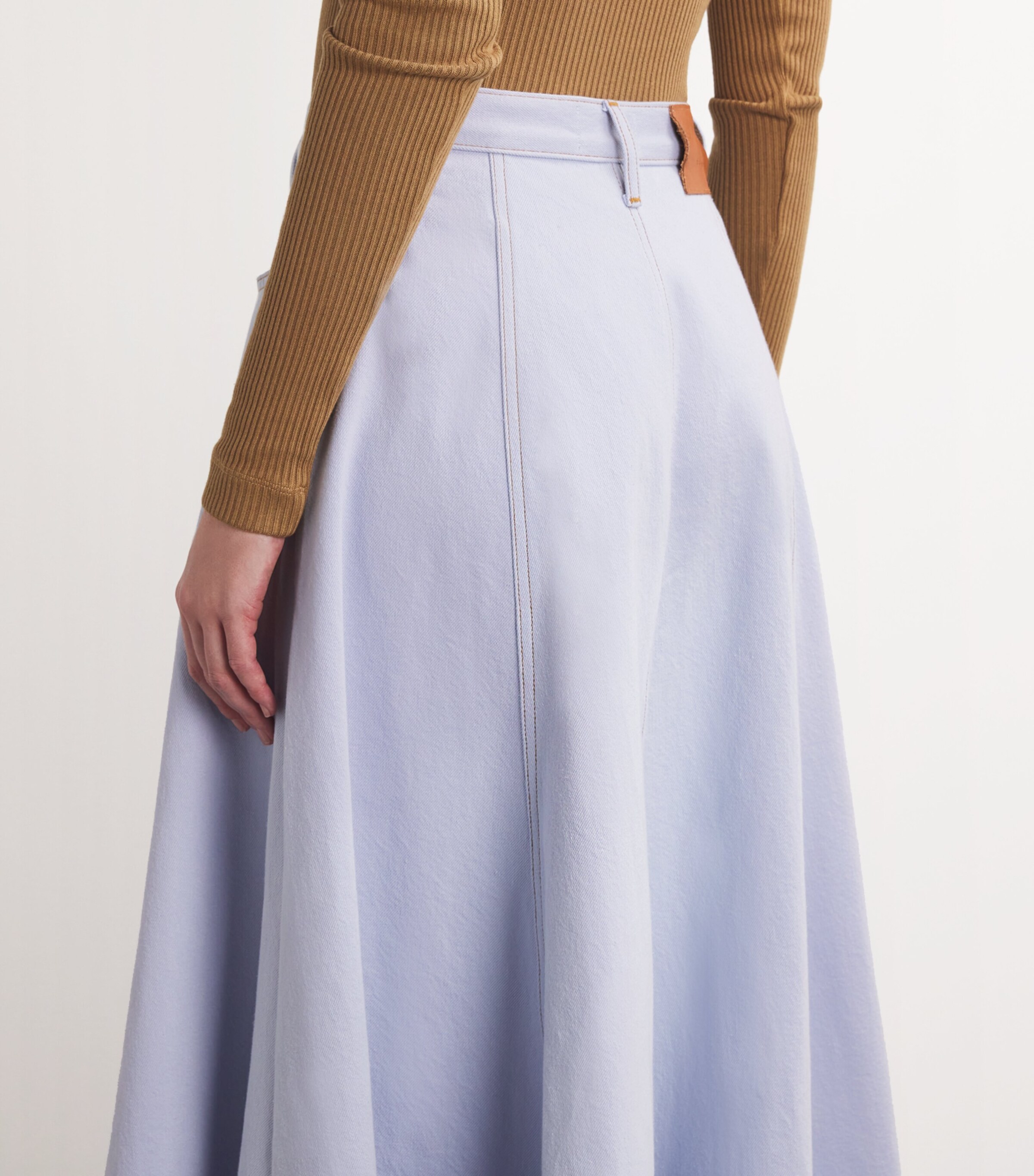 スカート Carolina Herrera High waist skirt FRAME x Carolina Herrera Denim Maxi Skirt | Harrods US