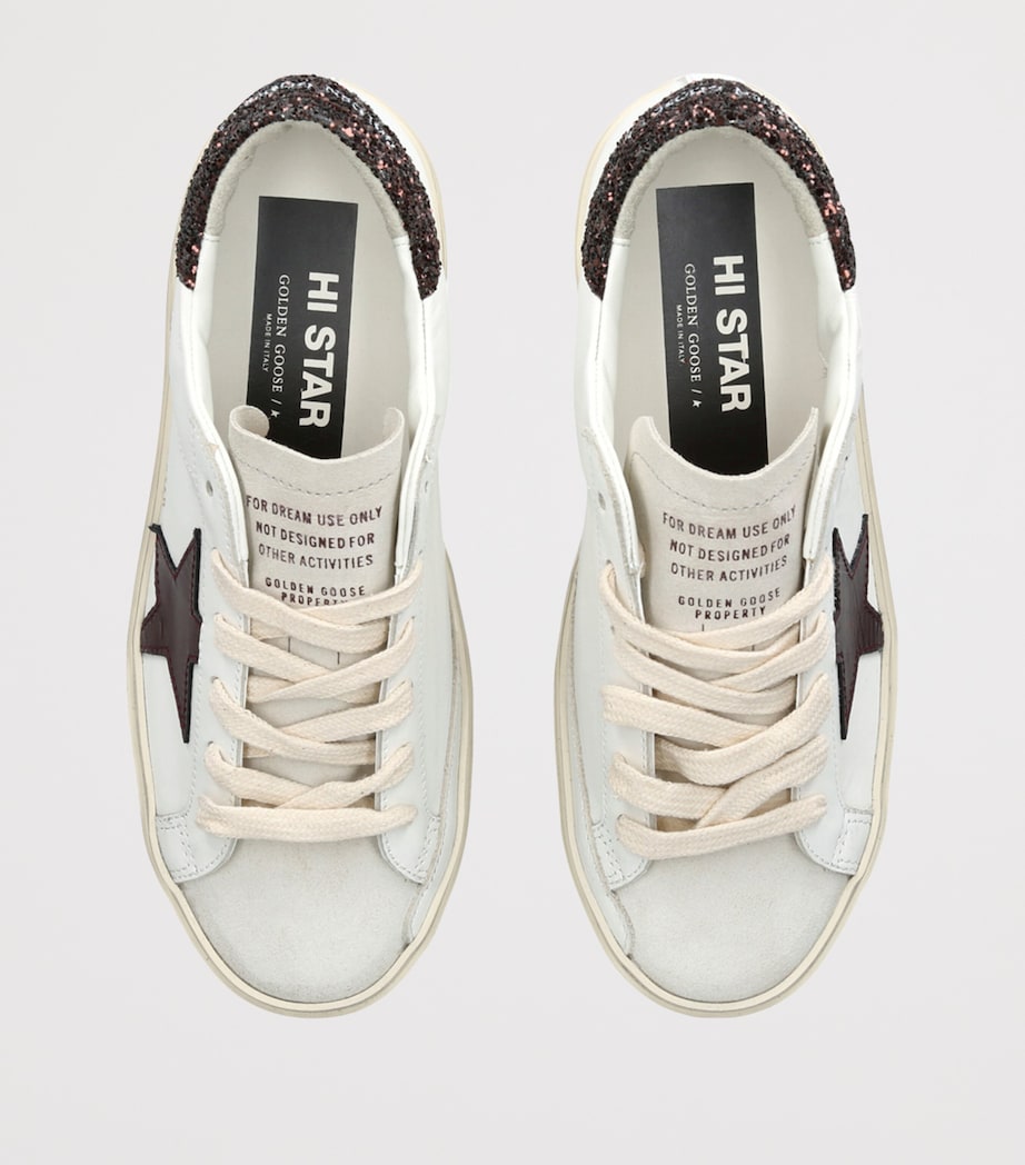 Leather Hi Star Sneakers WHITE/COMB Image 4
