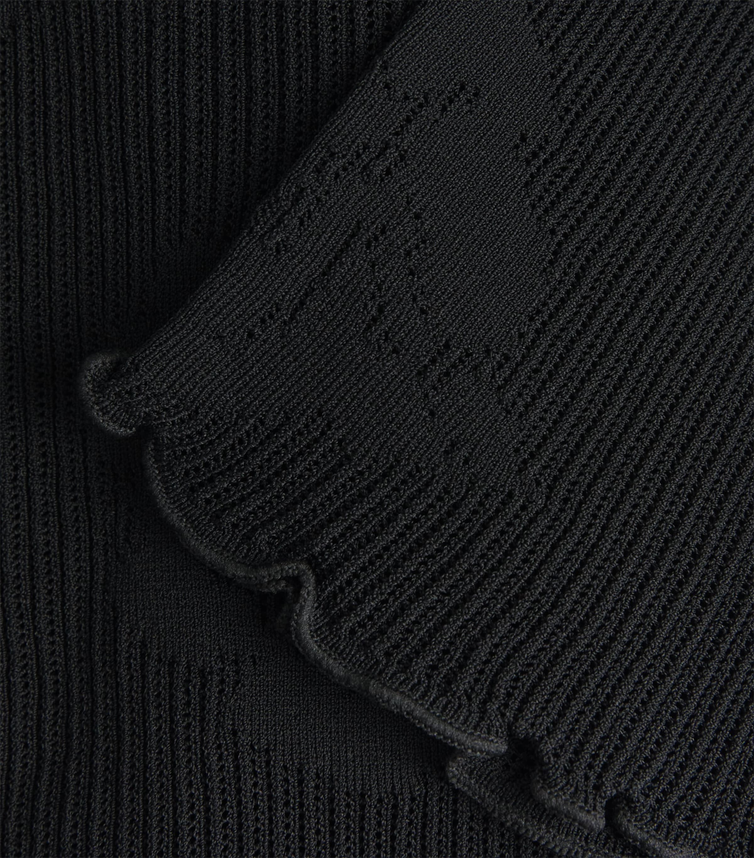 Claudie Pierlot Womens Knitted Mini Dress Black Image 7