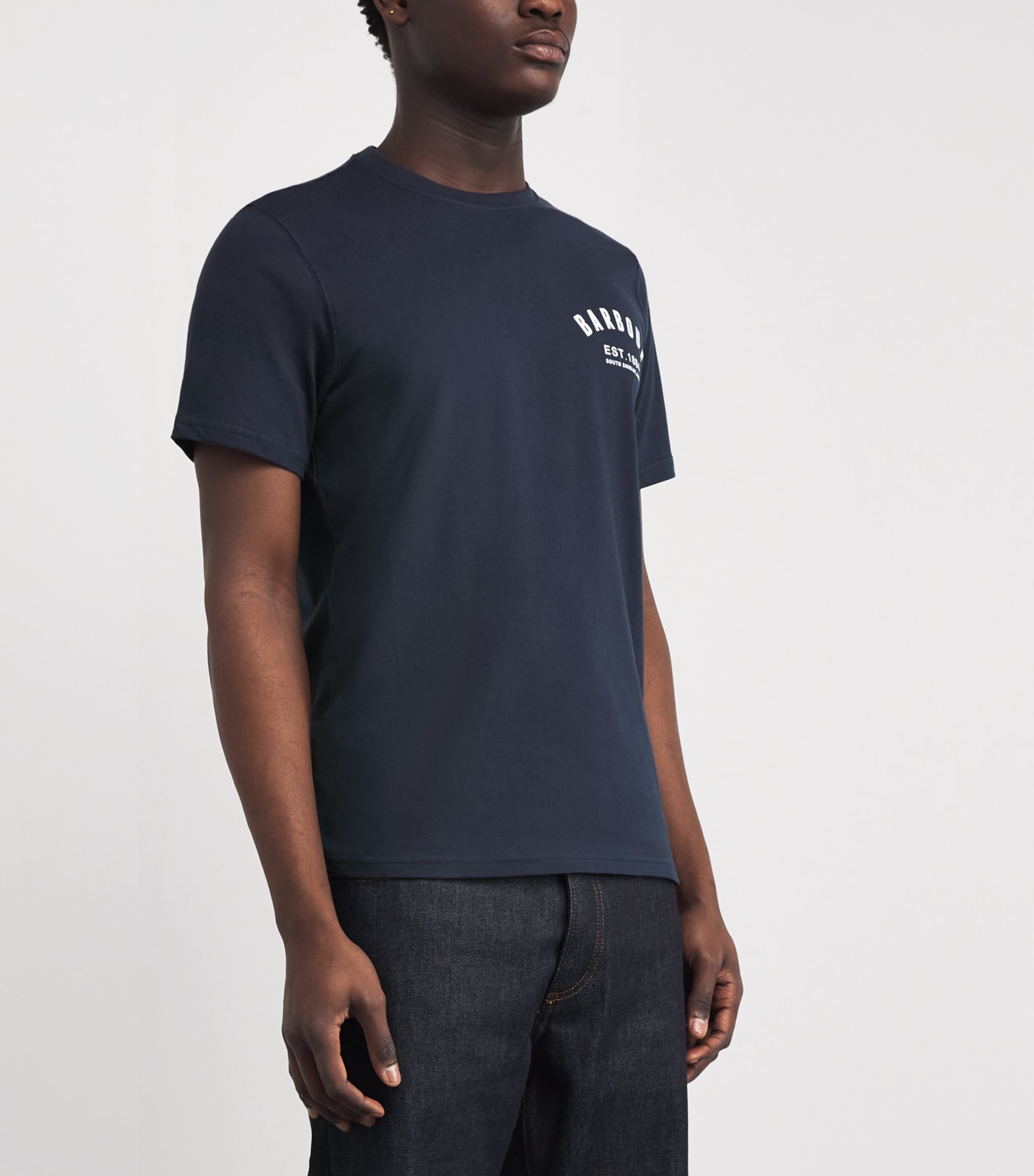 Cotton Preppy T-Shirt NEW NAVYNY31 Image 3