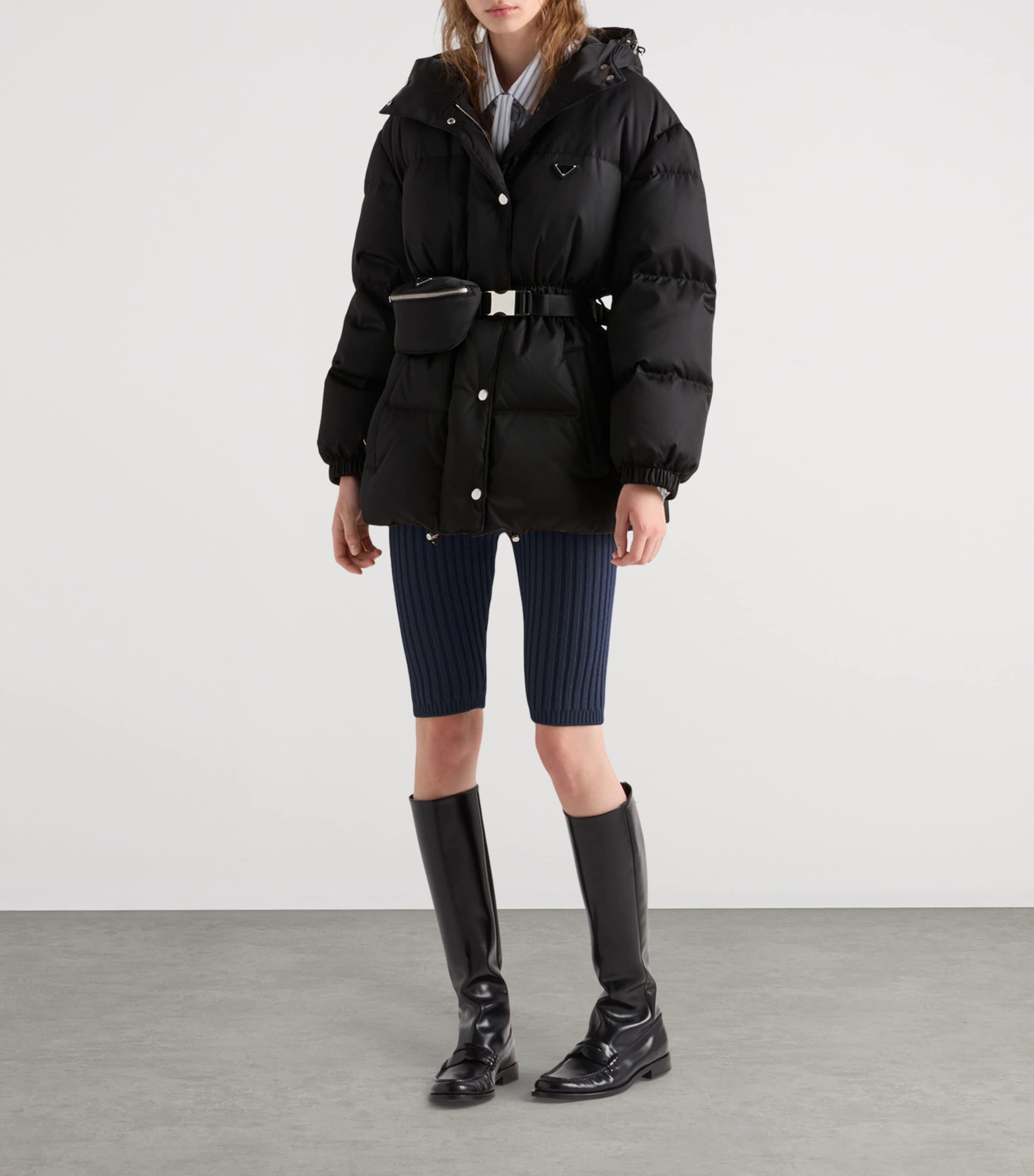 Re-Nylon Down Puffer Jacket F0002 Image 2
