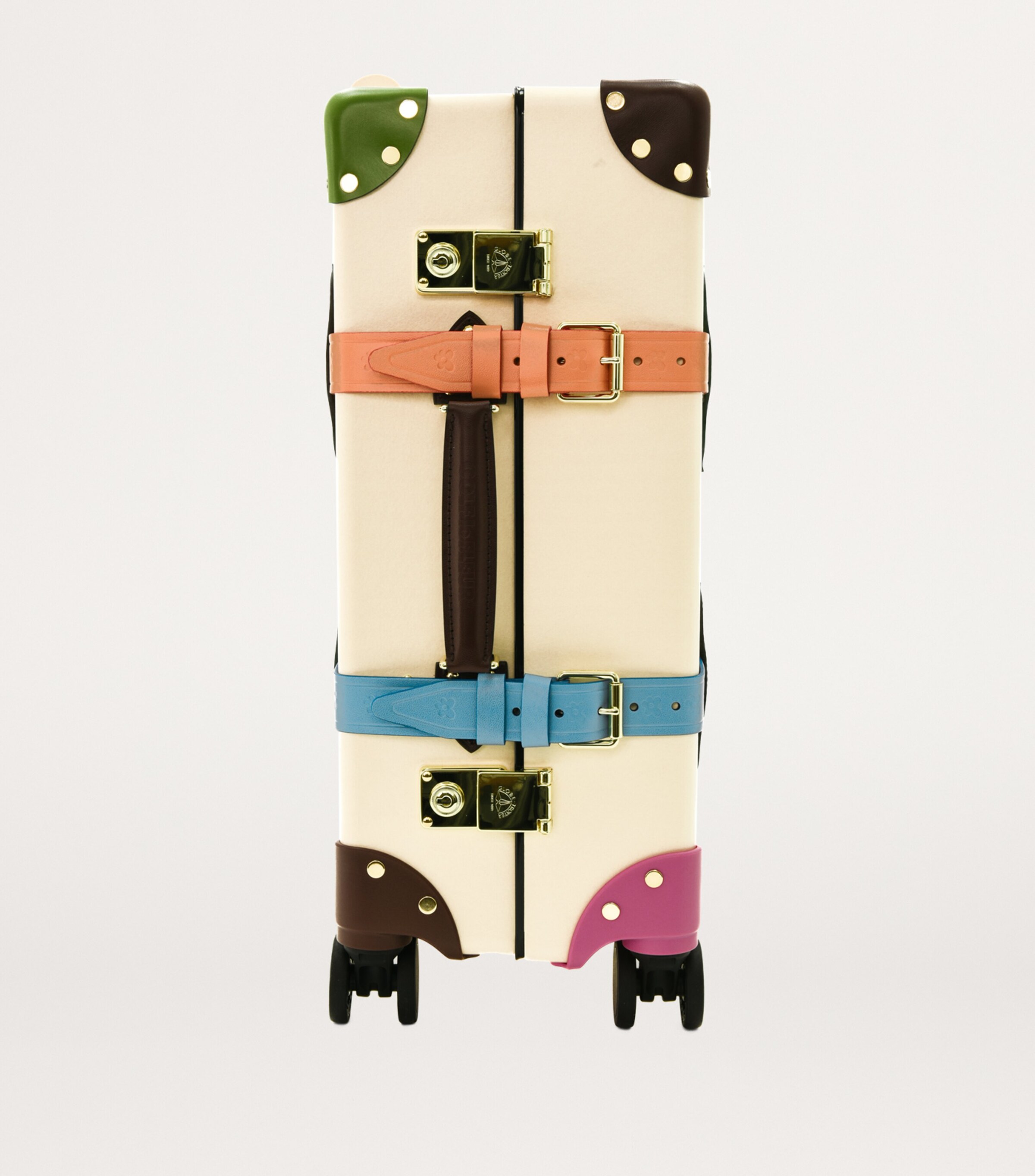 Globe-Trotter x GOLF Le FLEUR* 4-Wheel Suitcase (56cm) Ivory Image 2