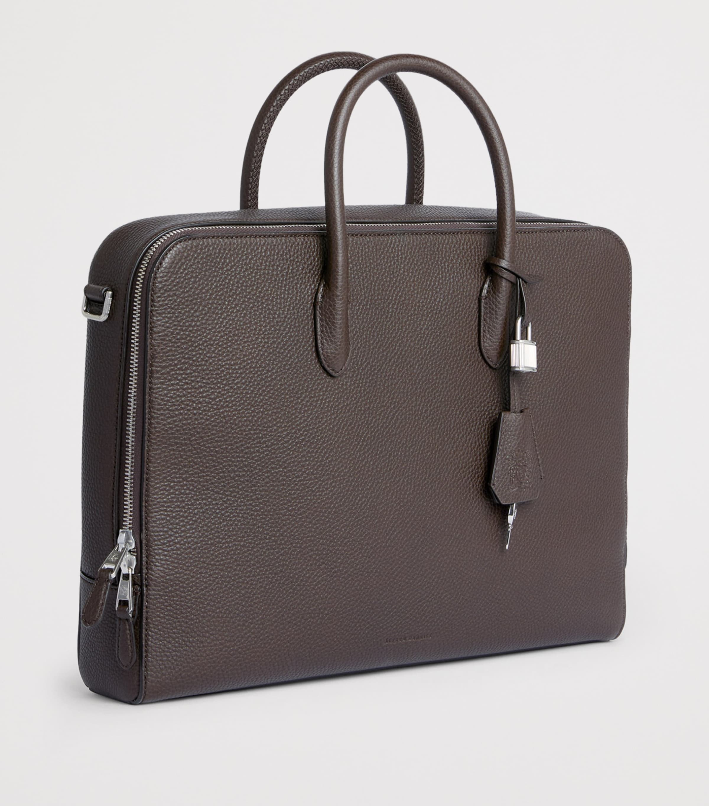 Dunhill Leather Bourdon 38 Briefcase Image 3