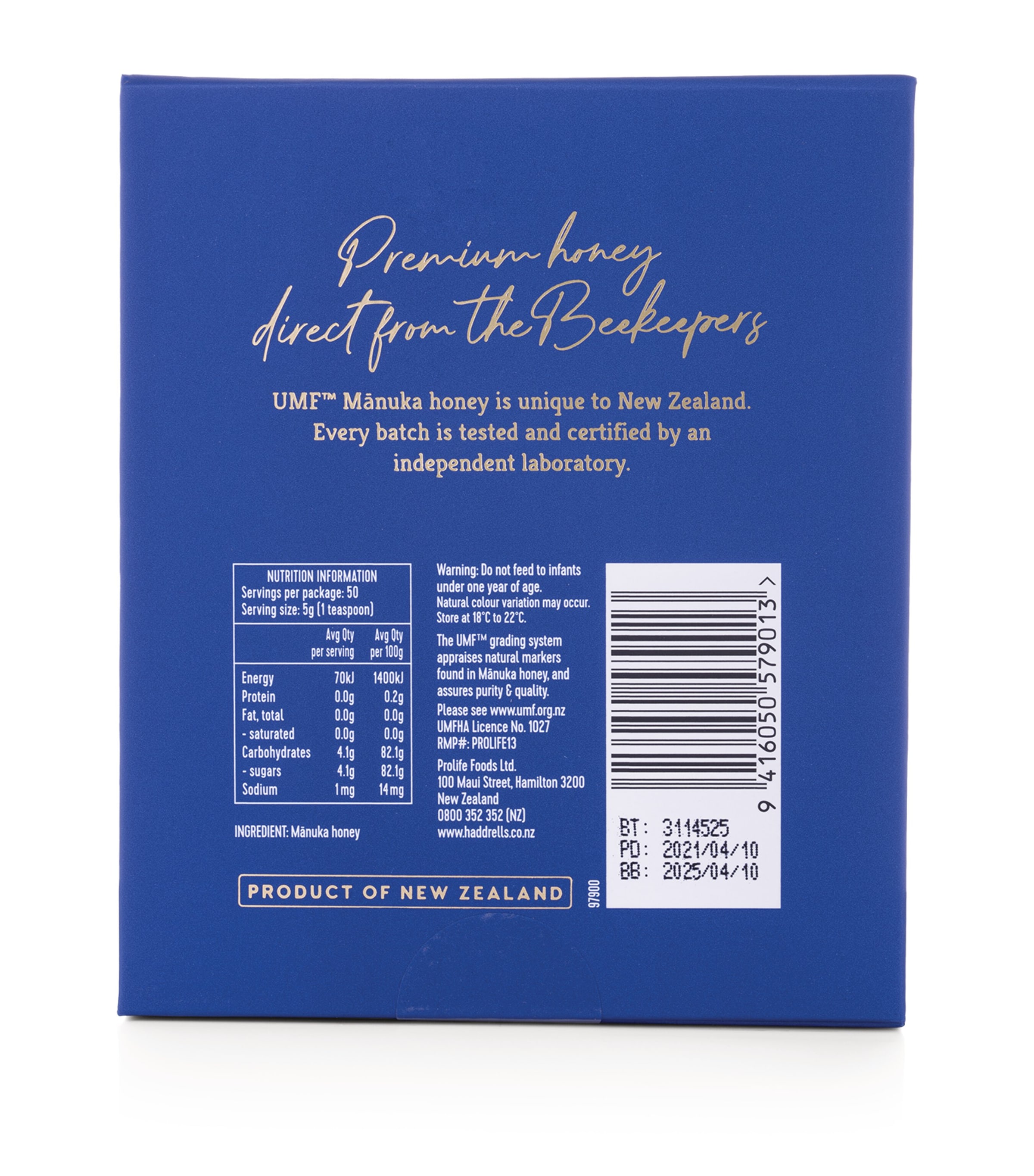 Manuka Honey UMF 25+ (250g) NO COLOUR Image 2