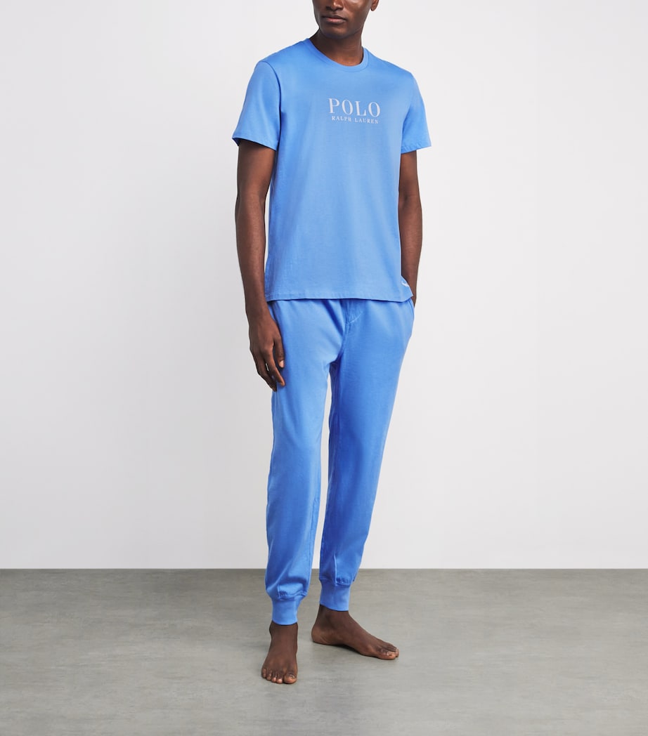 Cotton Pyjama Top HARBOR ISLAND BLUE Image 2