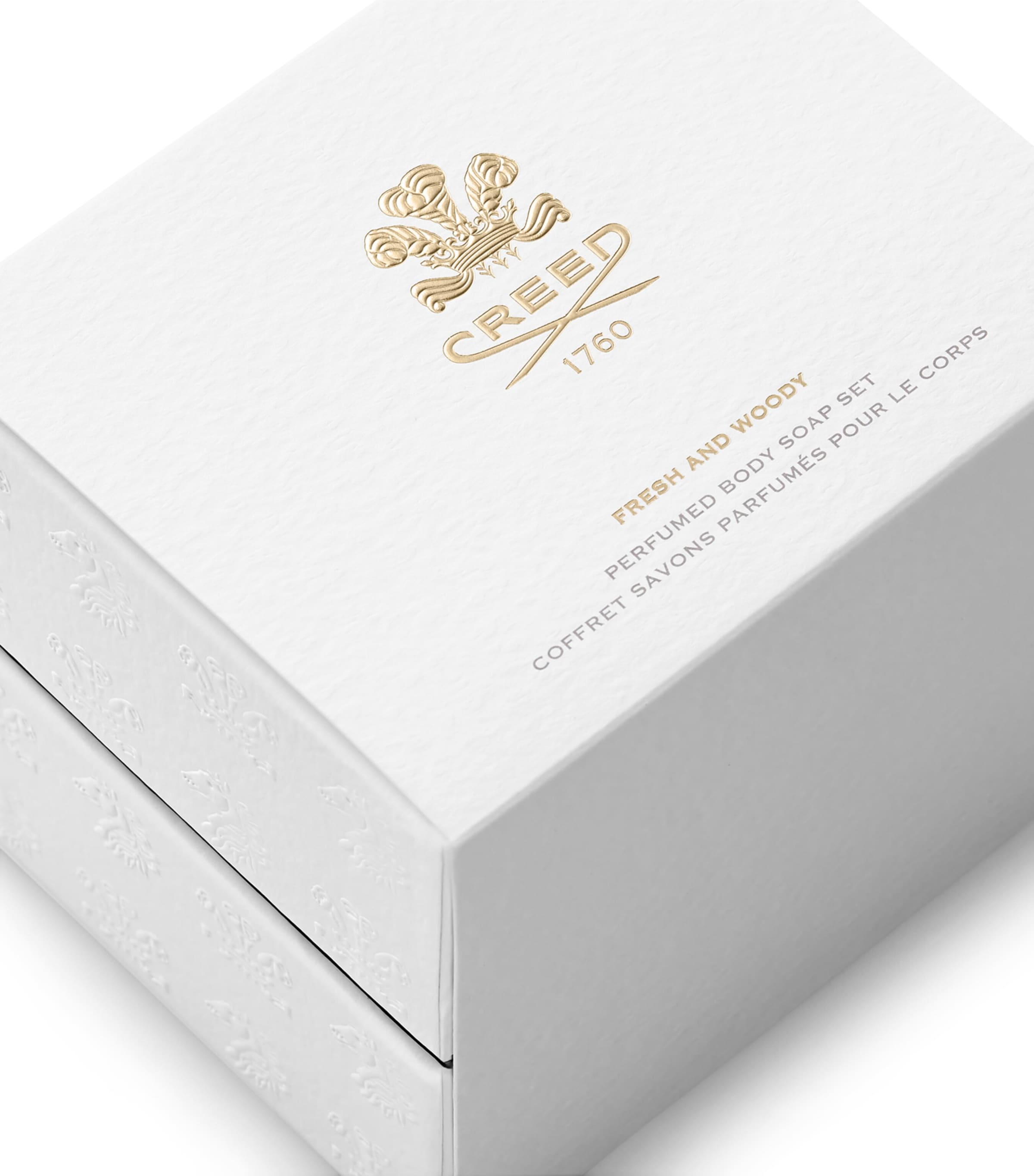 Creed Fresh & Woody Perfumed Soap Gift Set (3 x 150g) Image 4