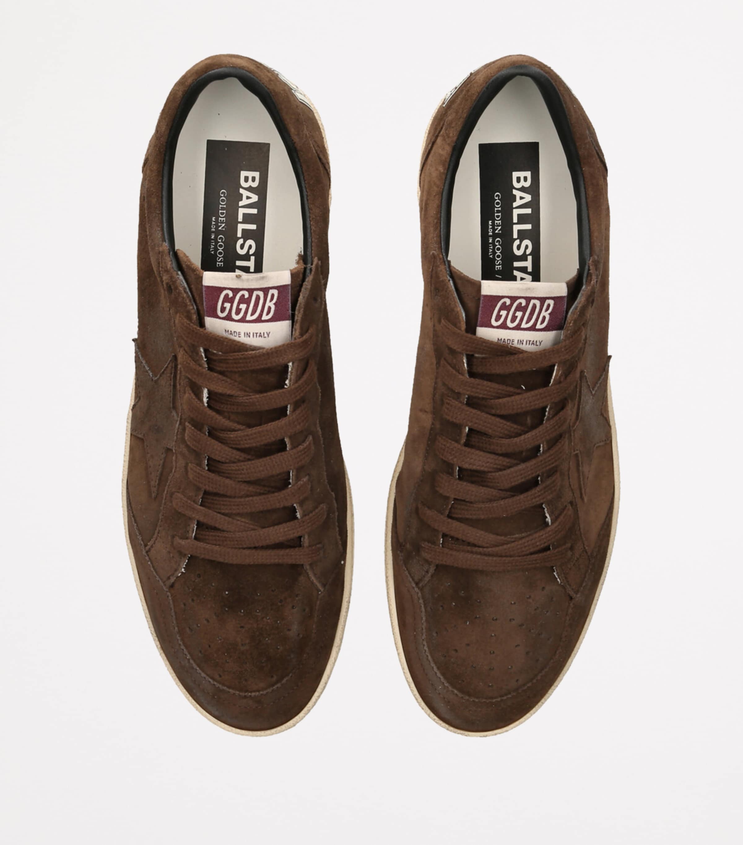 Suede Ball Star Sneakers DARK BROWN Image 4