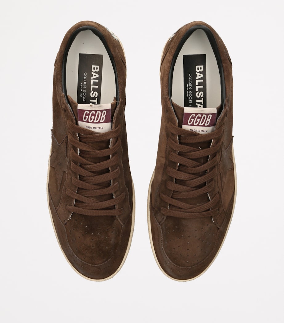 Suede Ball Star Sneakers DARK BROWN Image 4