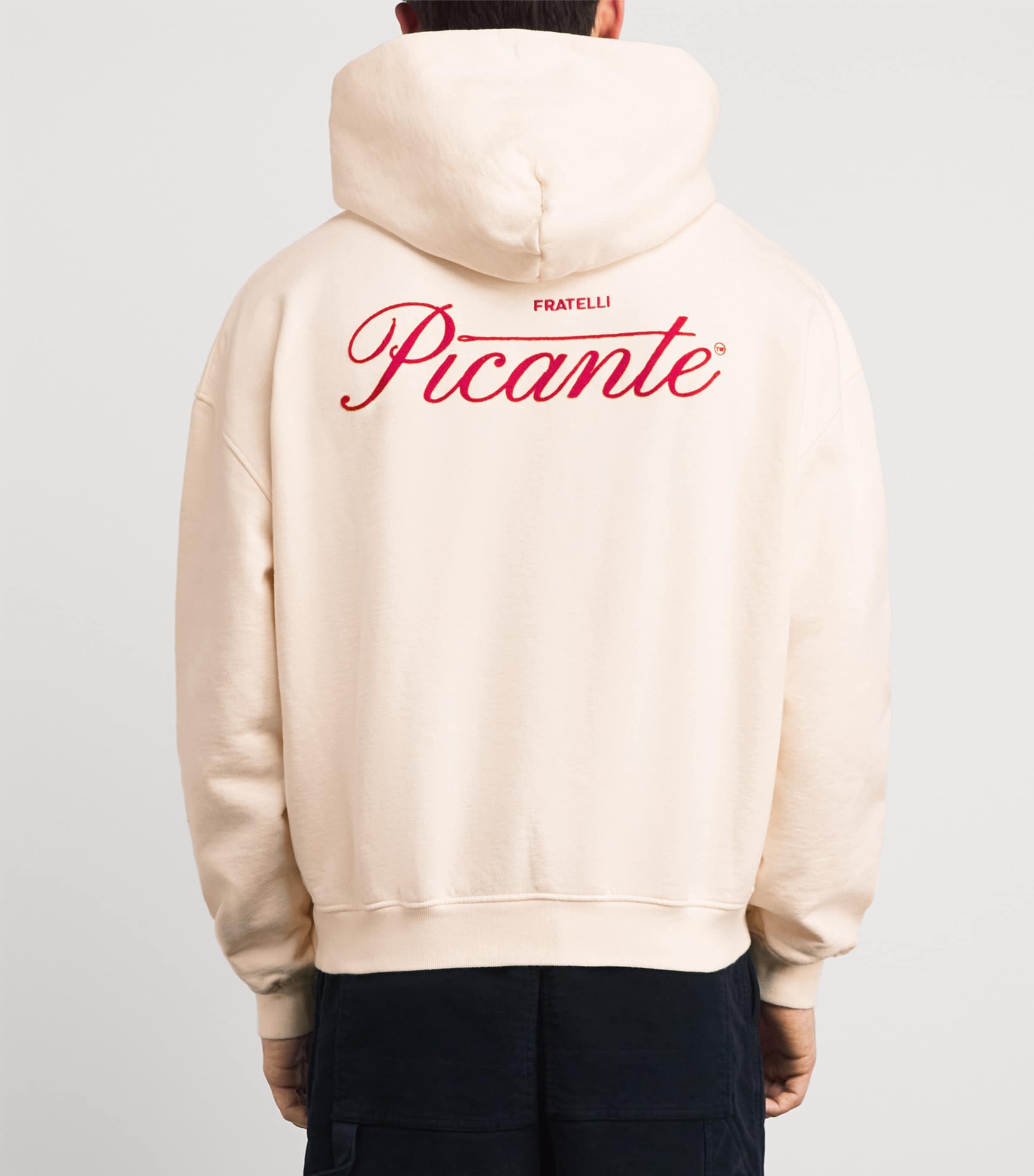 Organic Cotton Tailor Logo Hoodie IVORY Image 4