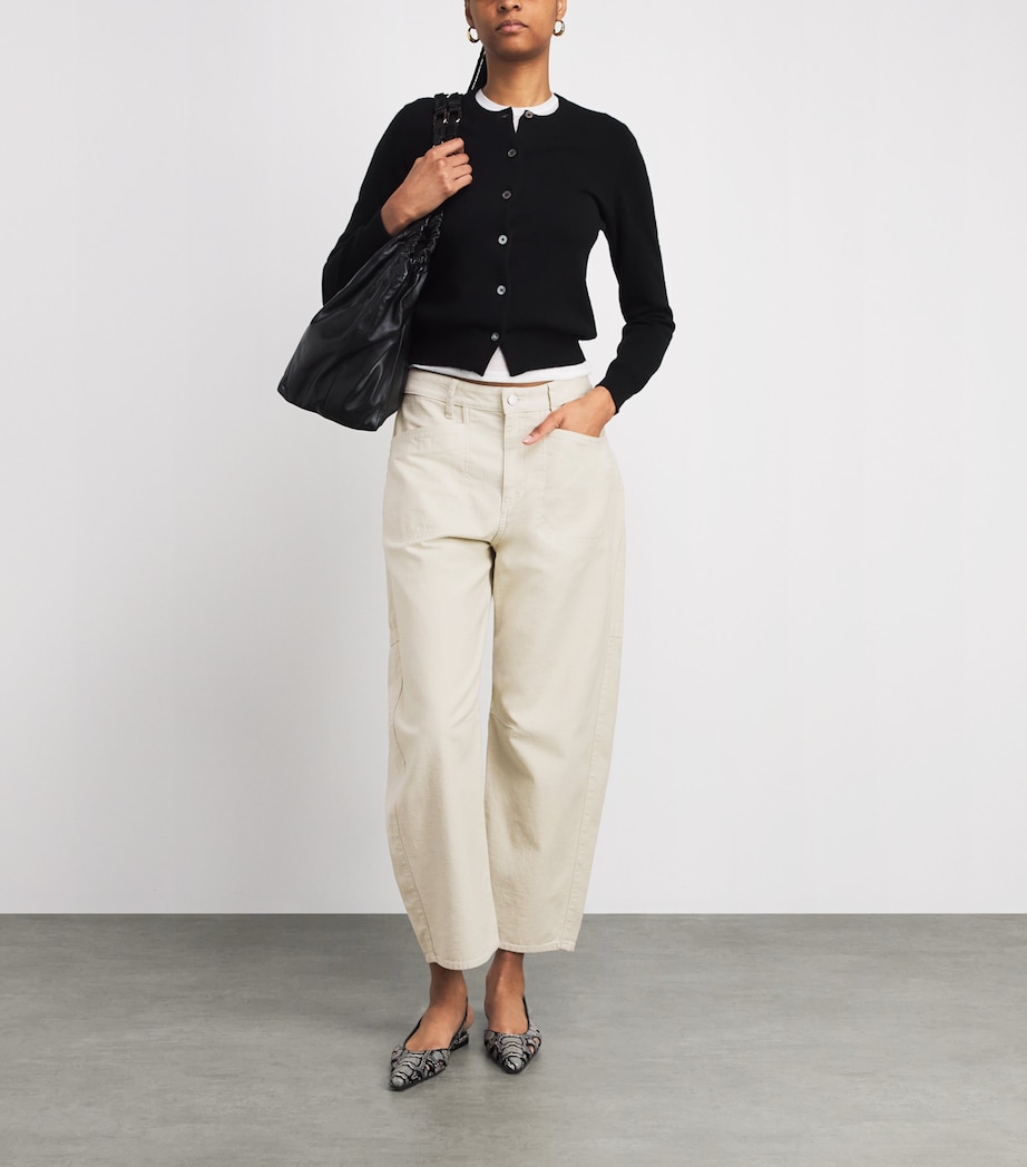 Rag & Bone Womens Cotton Stevie Tapered Chinos Tan Image 2