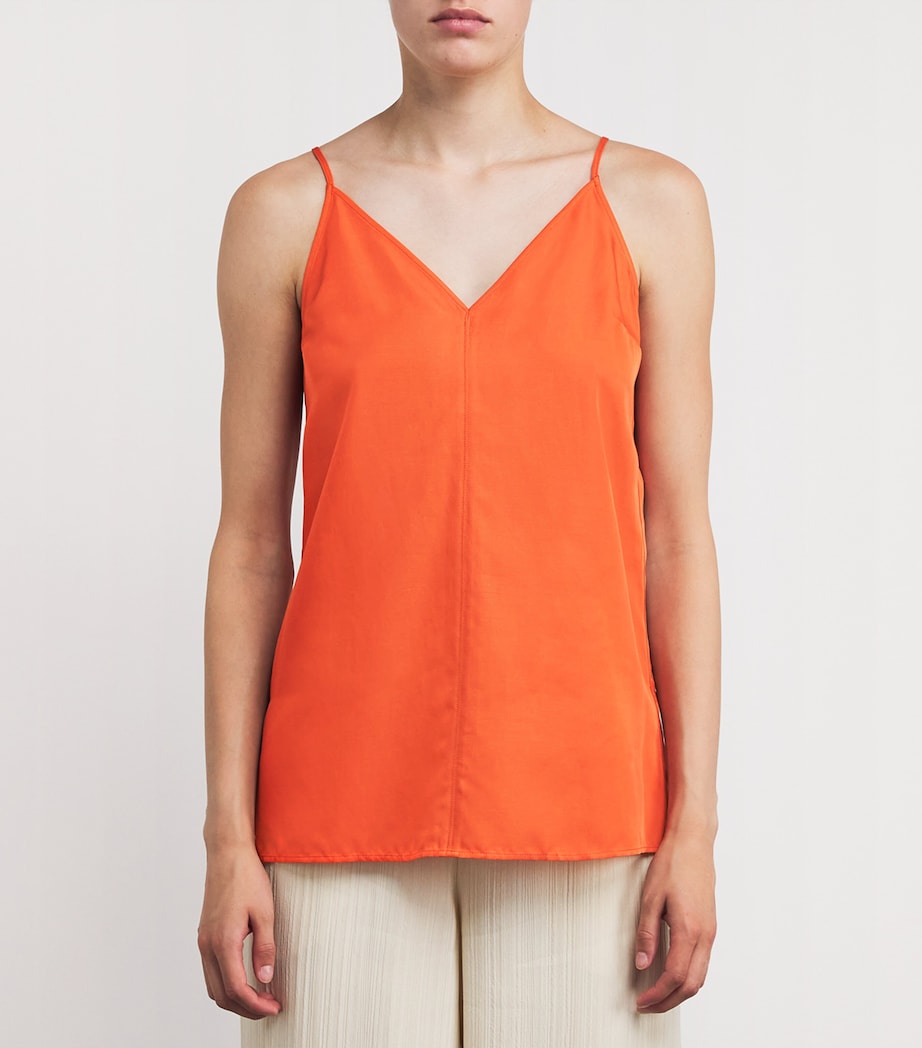 Silk-Cotton Aragon Cami Top SUNDOWN Image 3