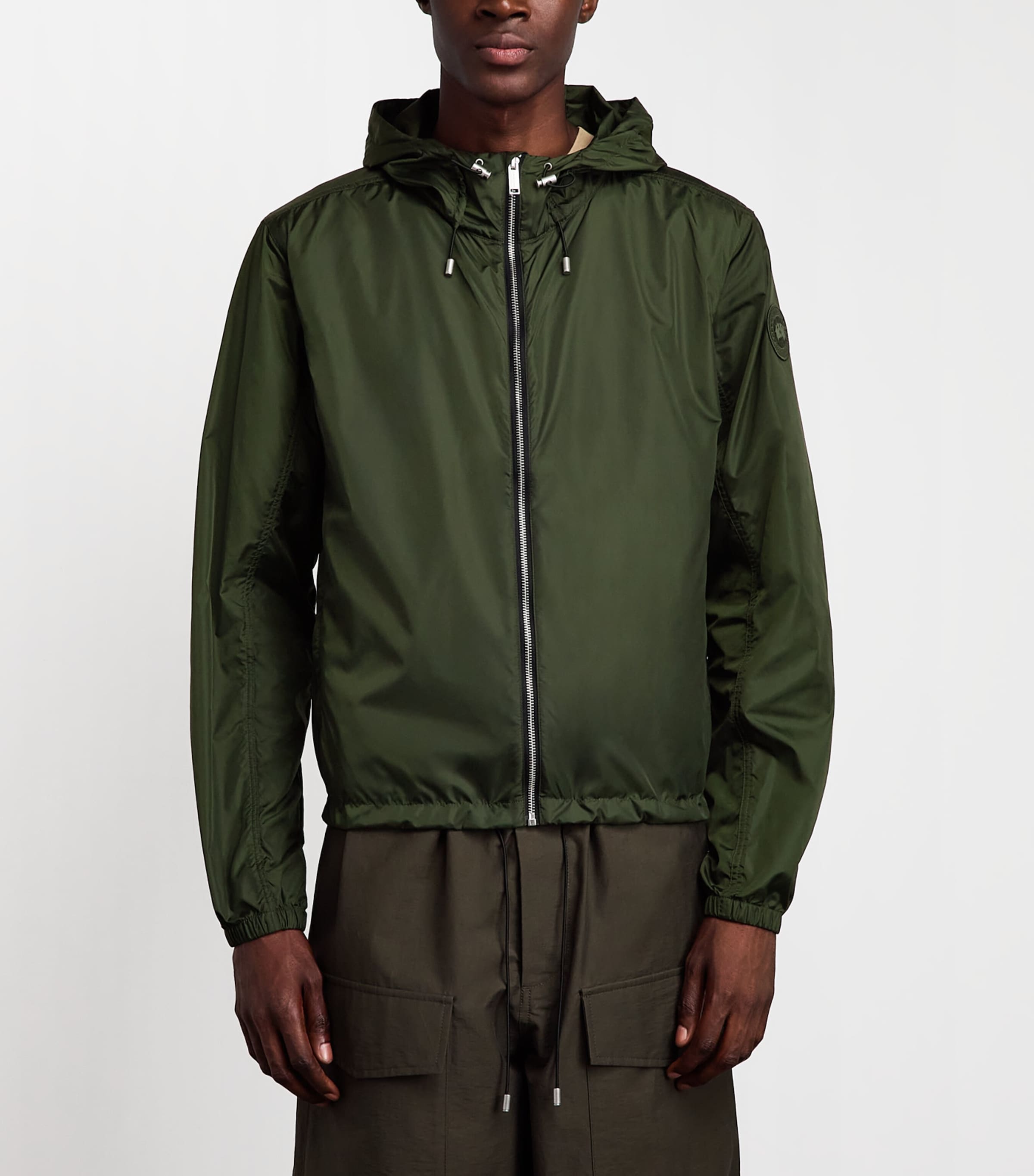 Canada Goose Mens Drift Hooded Jacket Moss Khaki Image 4
