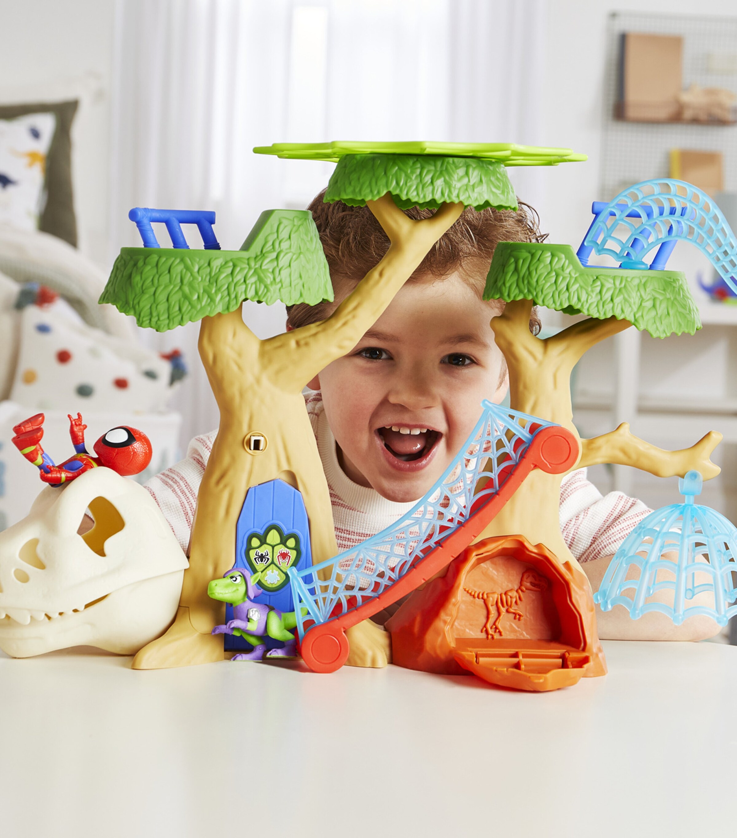 Marvel Marvel Spidey and His Amazing Friends Dino-Webs Treehouse Image 9