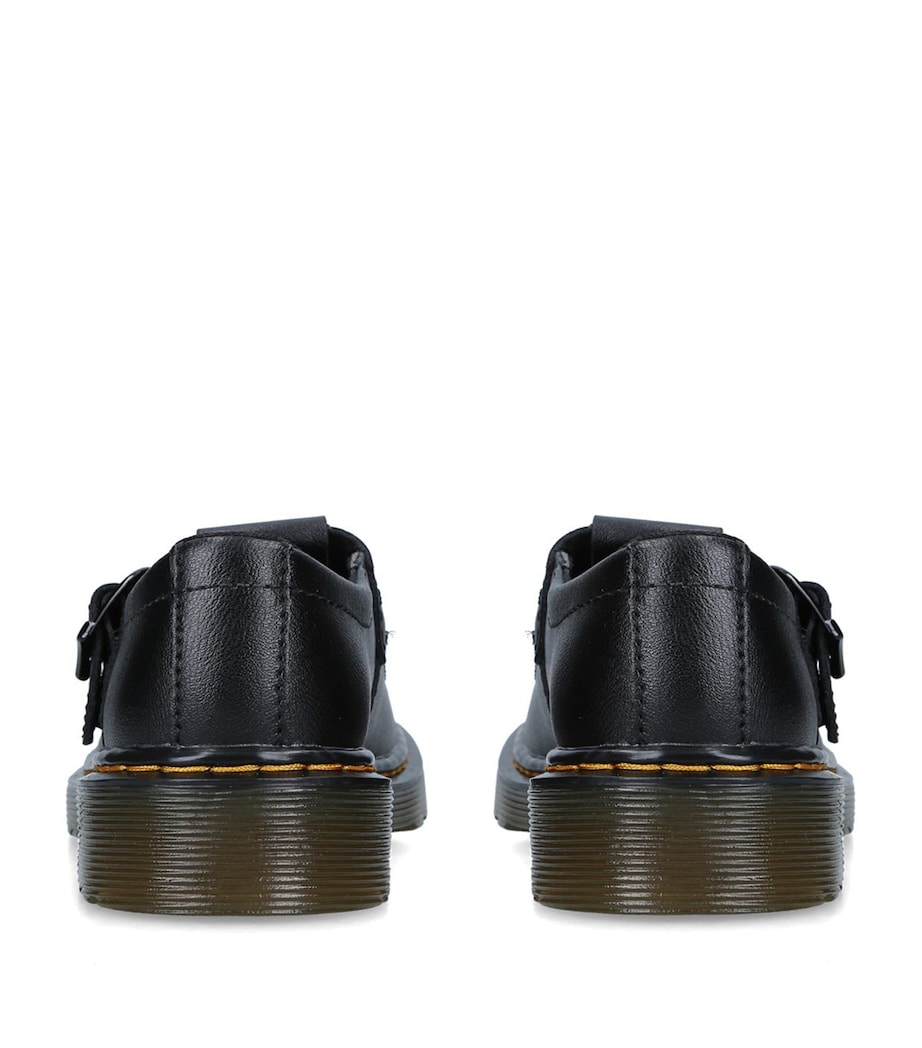 Leather Polley Mary Janes BLACK Image 2