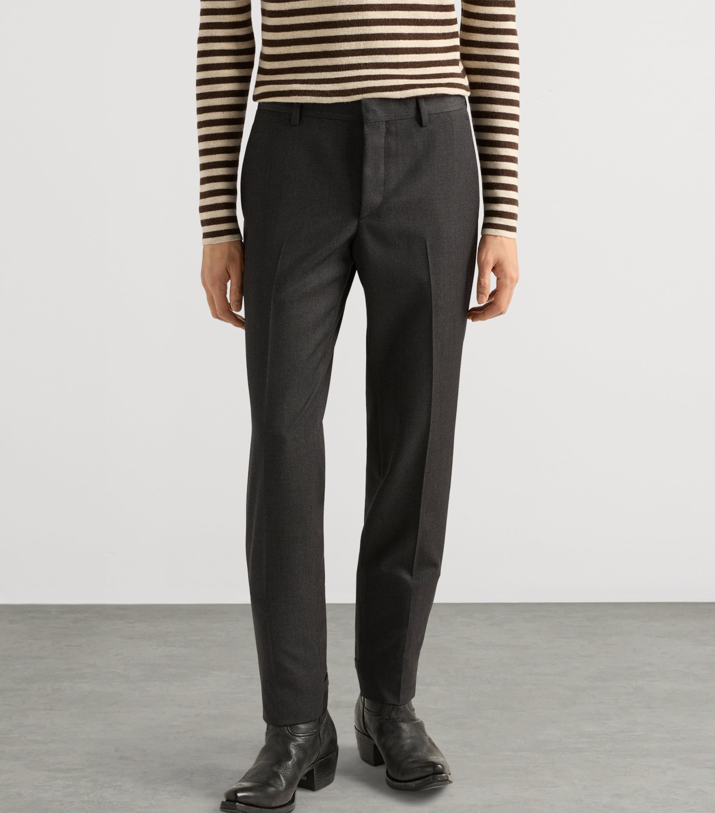 Wool Trousers F0308 Image 4