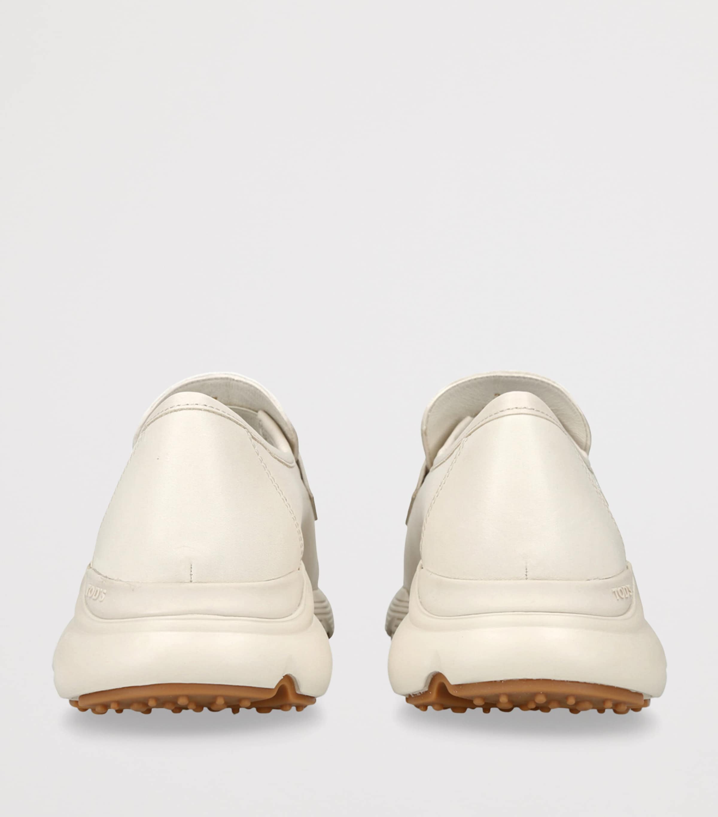 Leather Sport 54 Loafers 25 BEIGE Image 2