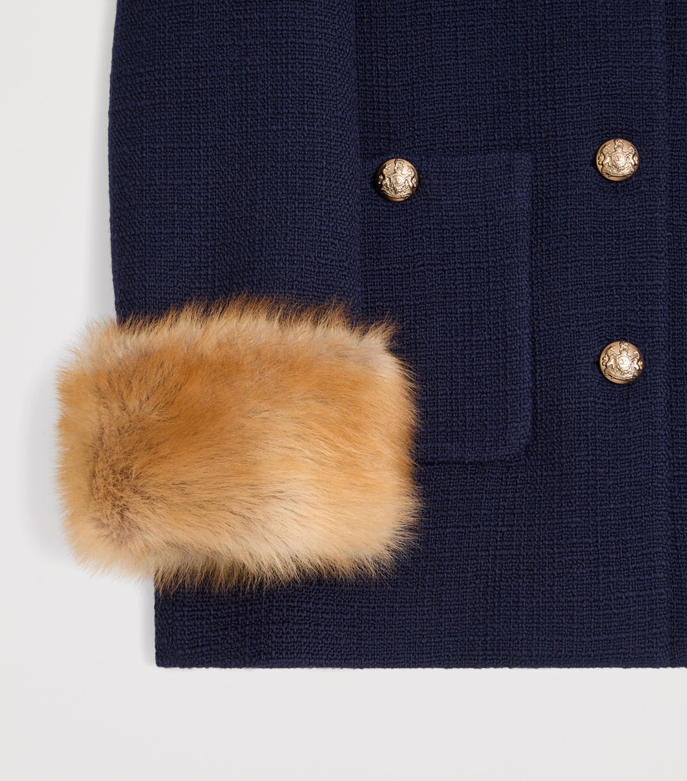 Valentino Black Virgin Wool Peacoat | Harrods US
