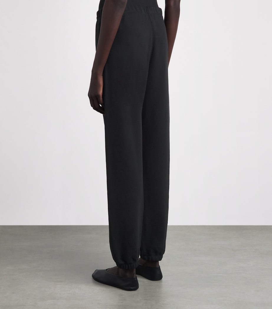 ÉTERNE Womens French Terry Sweatpants Black Image 5