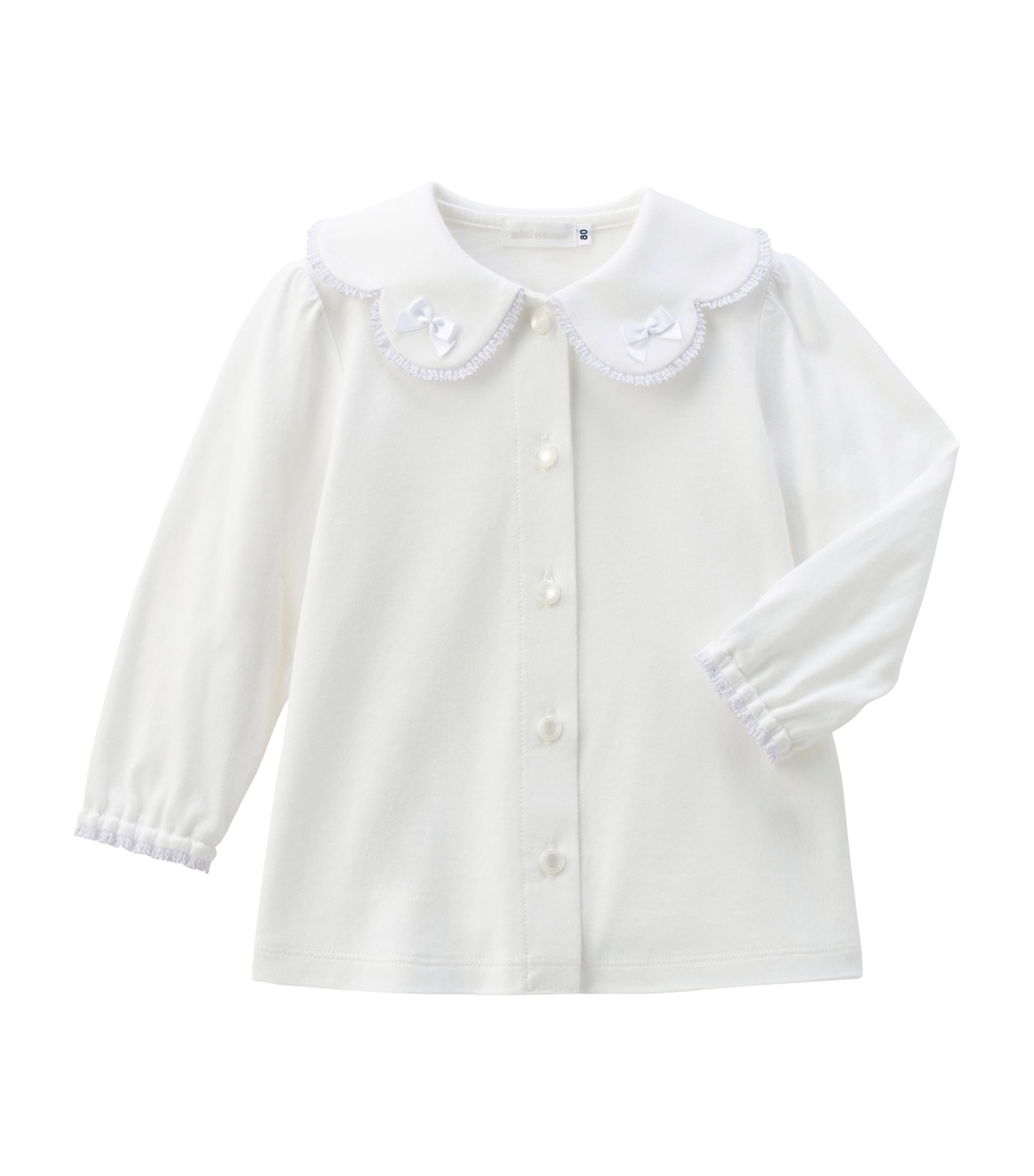 Cotton Long-Sleeve Blouse (2-9 Years) 1 Image 1