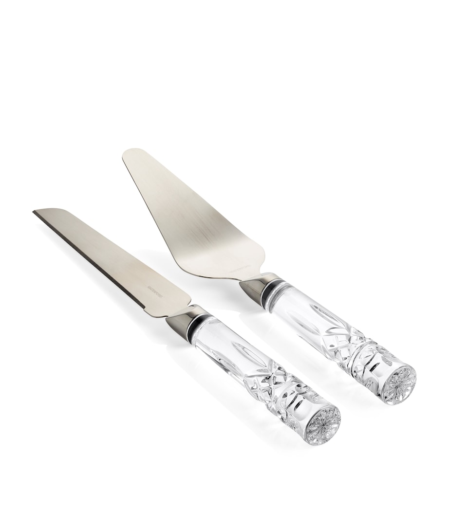 Lismore Cake Knife and Server Set CLEAR Image 1
