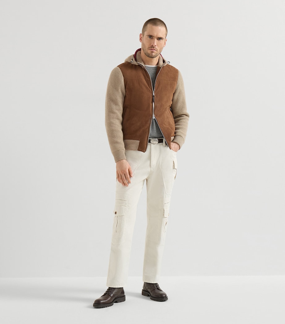 Brunello Cucinelli Mens Cashmere Crew-Neck Sweater Image 2