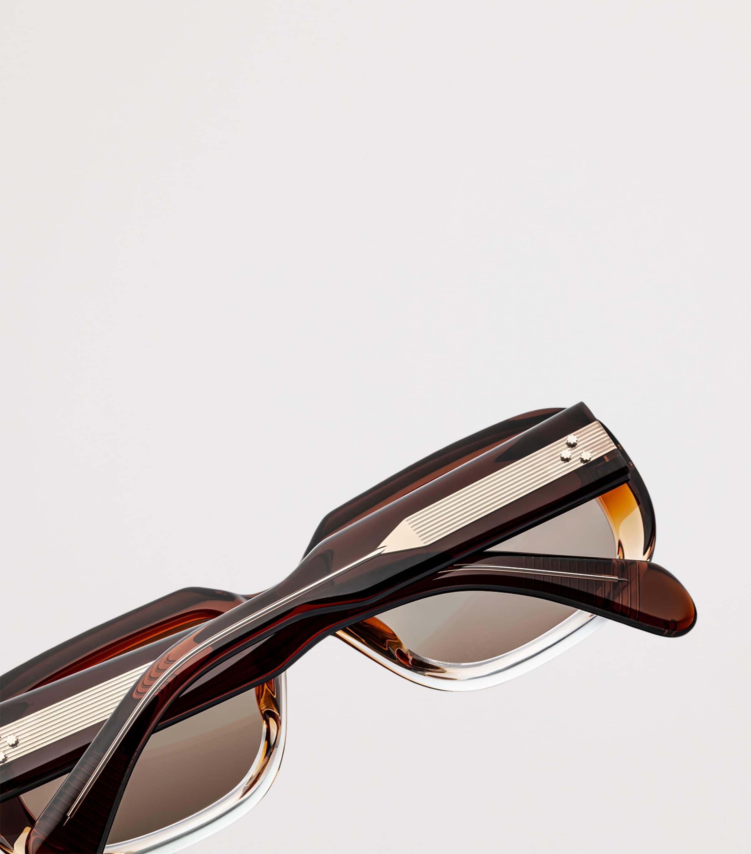 Jacques Marie Mage Kobo Rectangle Sunglasses Hickory Fade Image 4