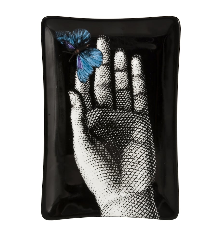 Rectangular Porcelain Ashtray MULTI Image 1