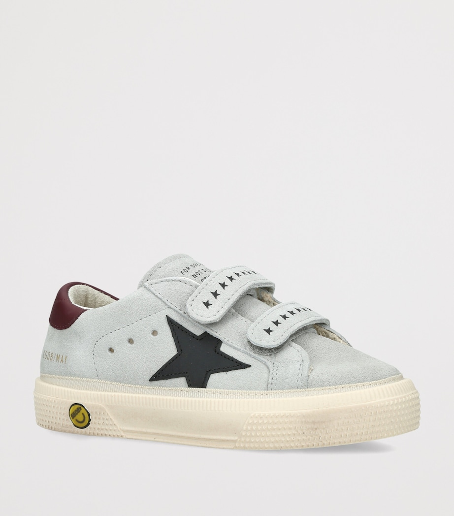 Golden Goose May School Velcro Sneakers Grey/other Image 2