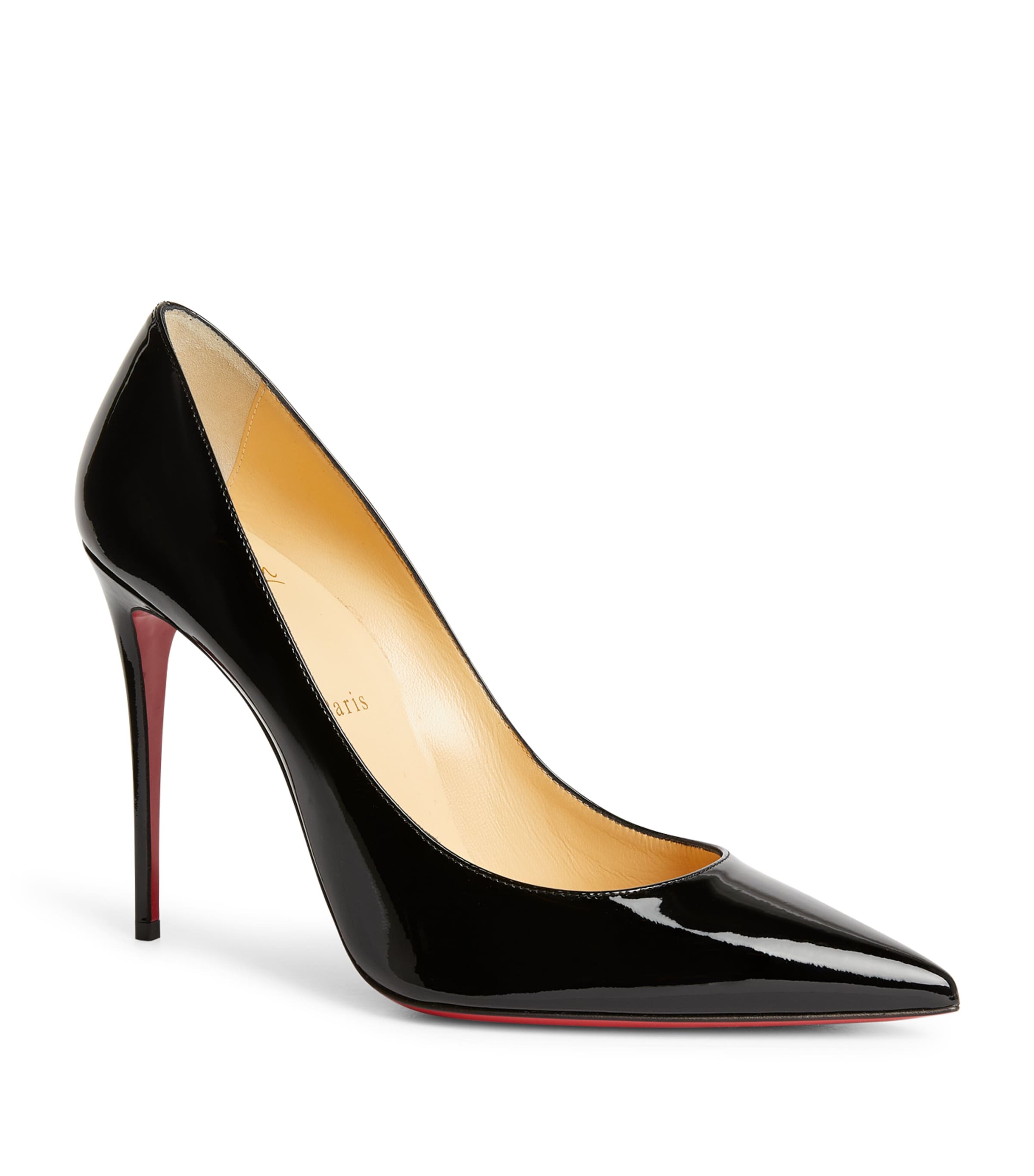 Shop Christian Louboutin Kate Patent Pumps 100 In Black