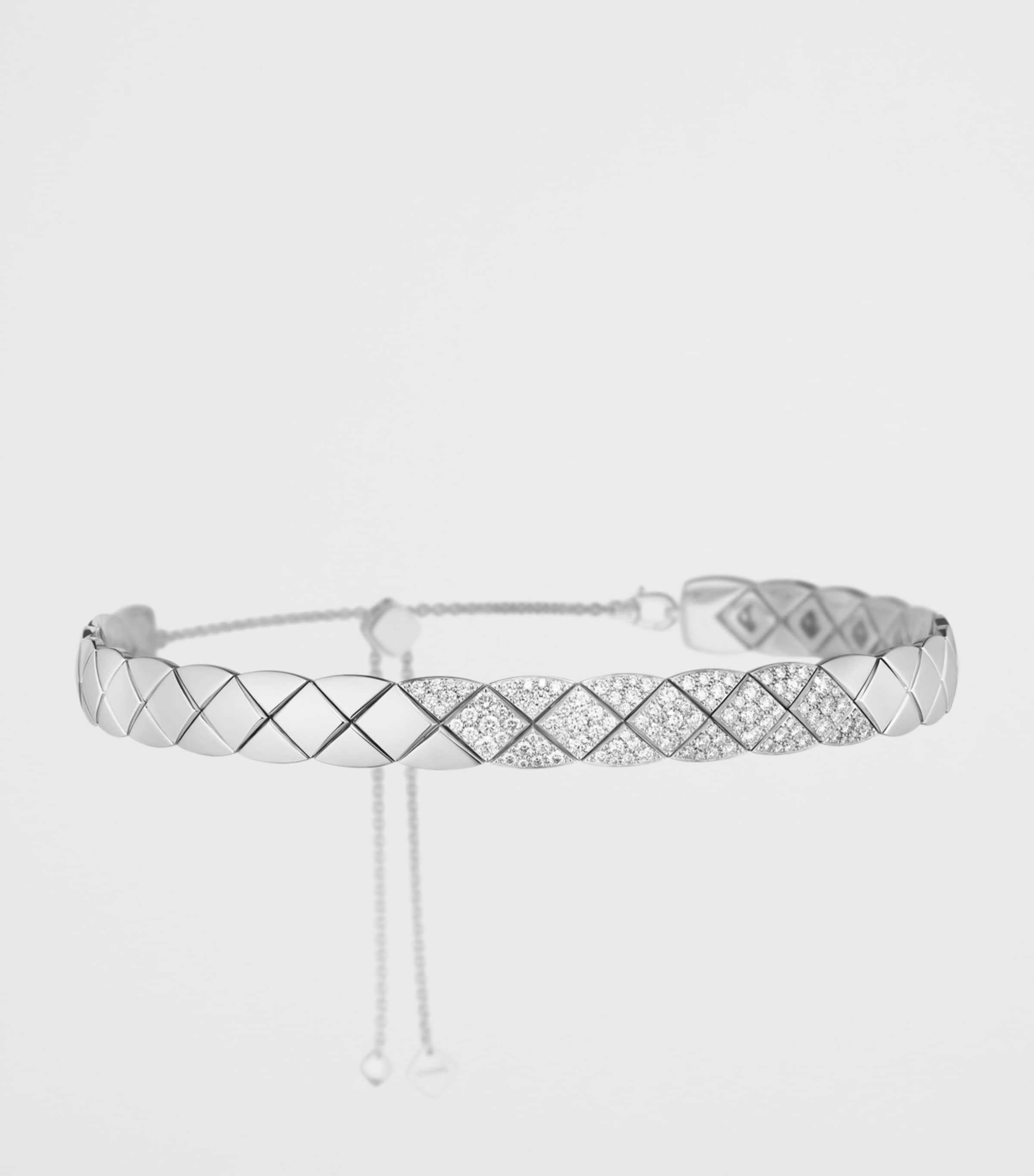 CHANEL White Gold and Diamond Coco Crush Supple Choker White Gold Image 3